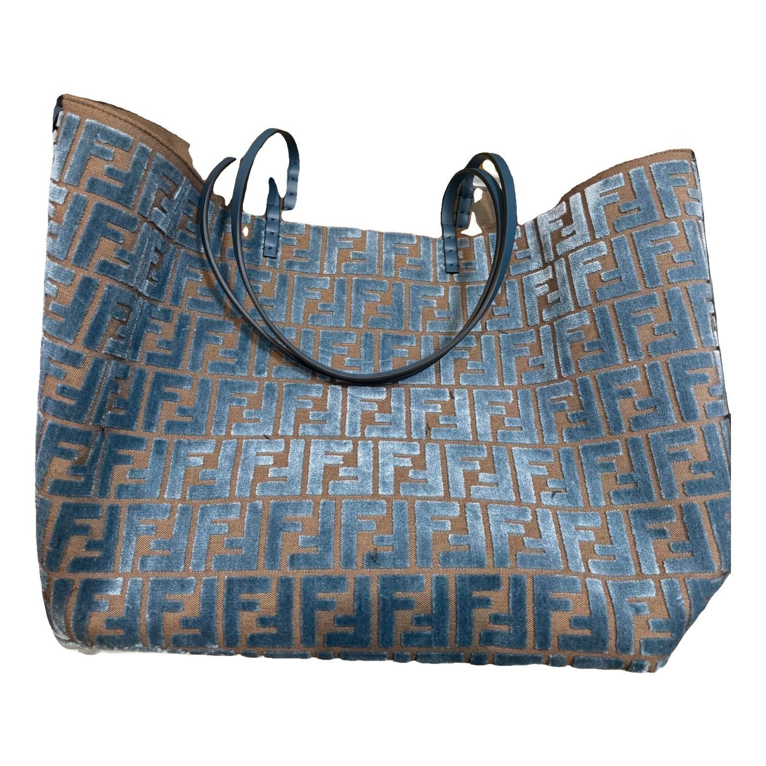 Roll Bag velvet tote