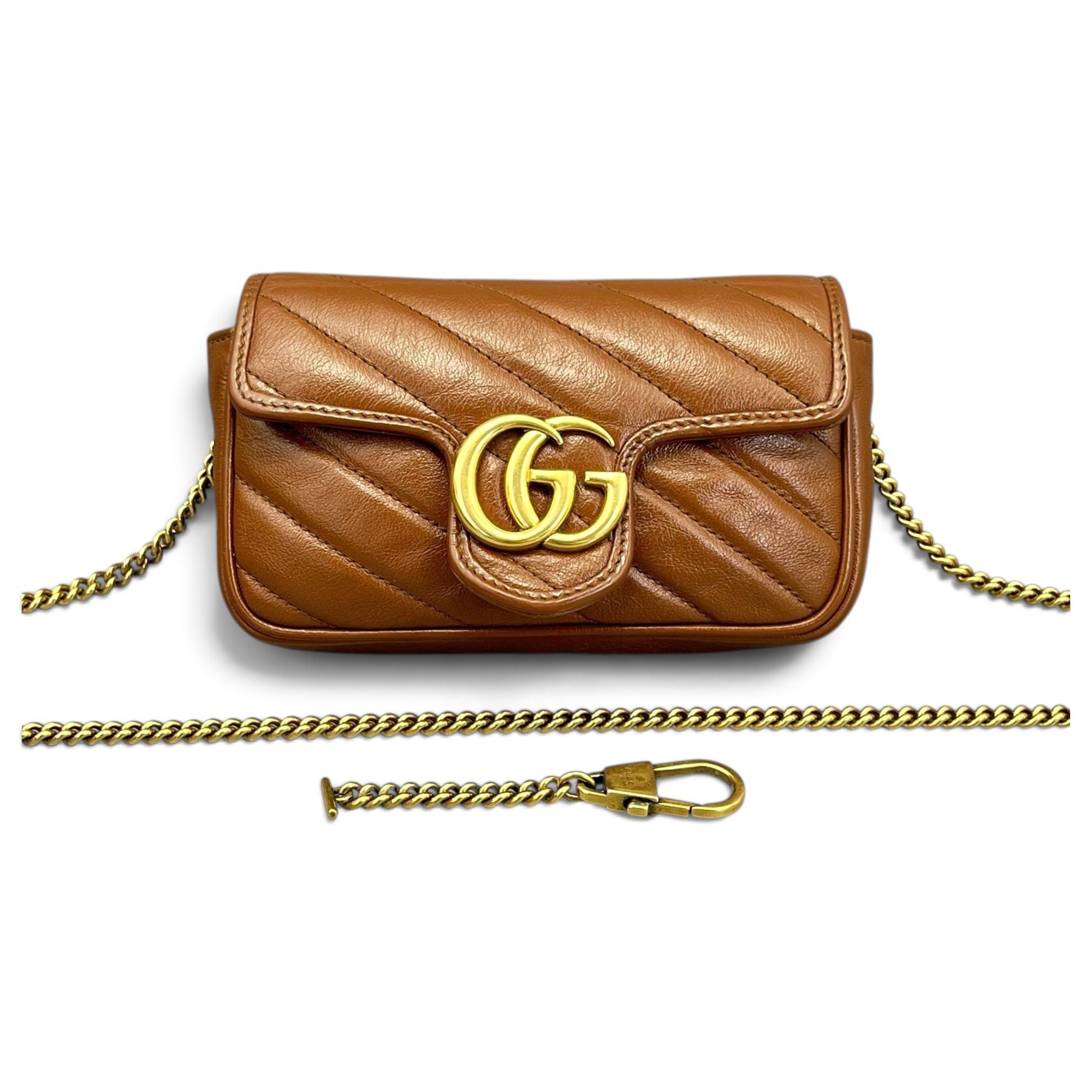 GG Marmont Flap leather handbag