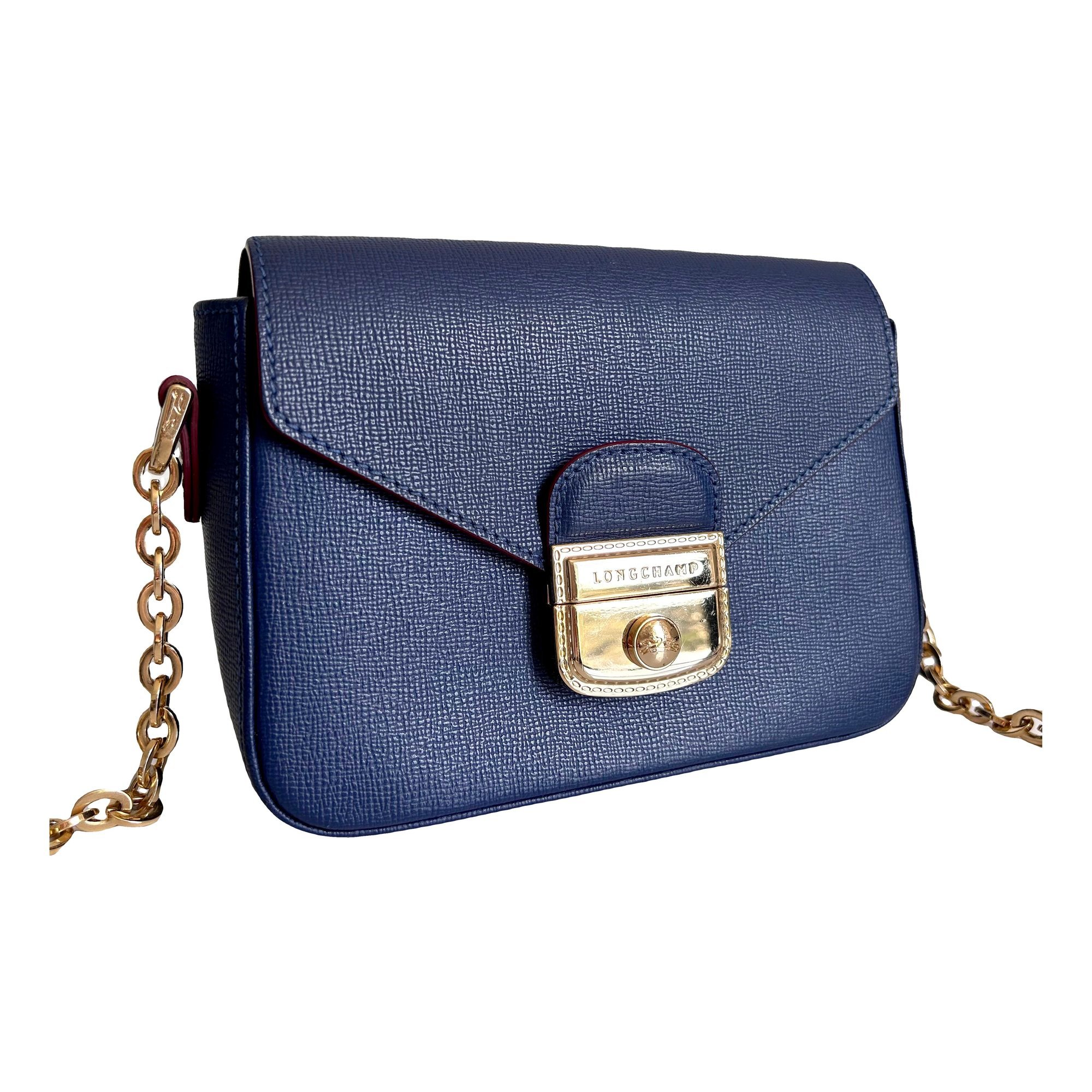 Pliage leather crossbody bag
