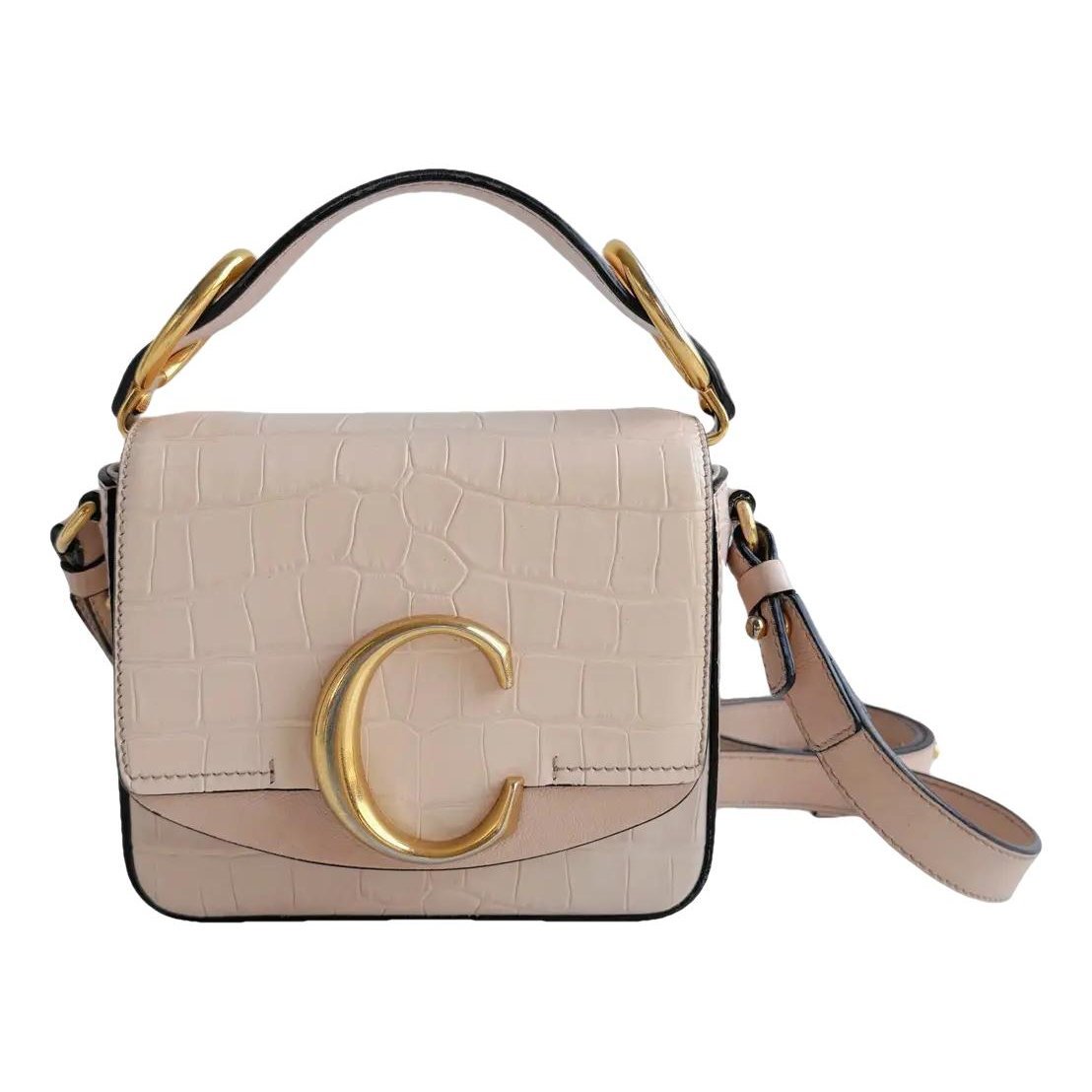 C leather handbag