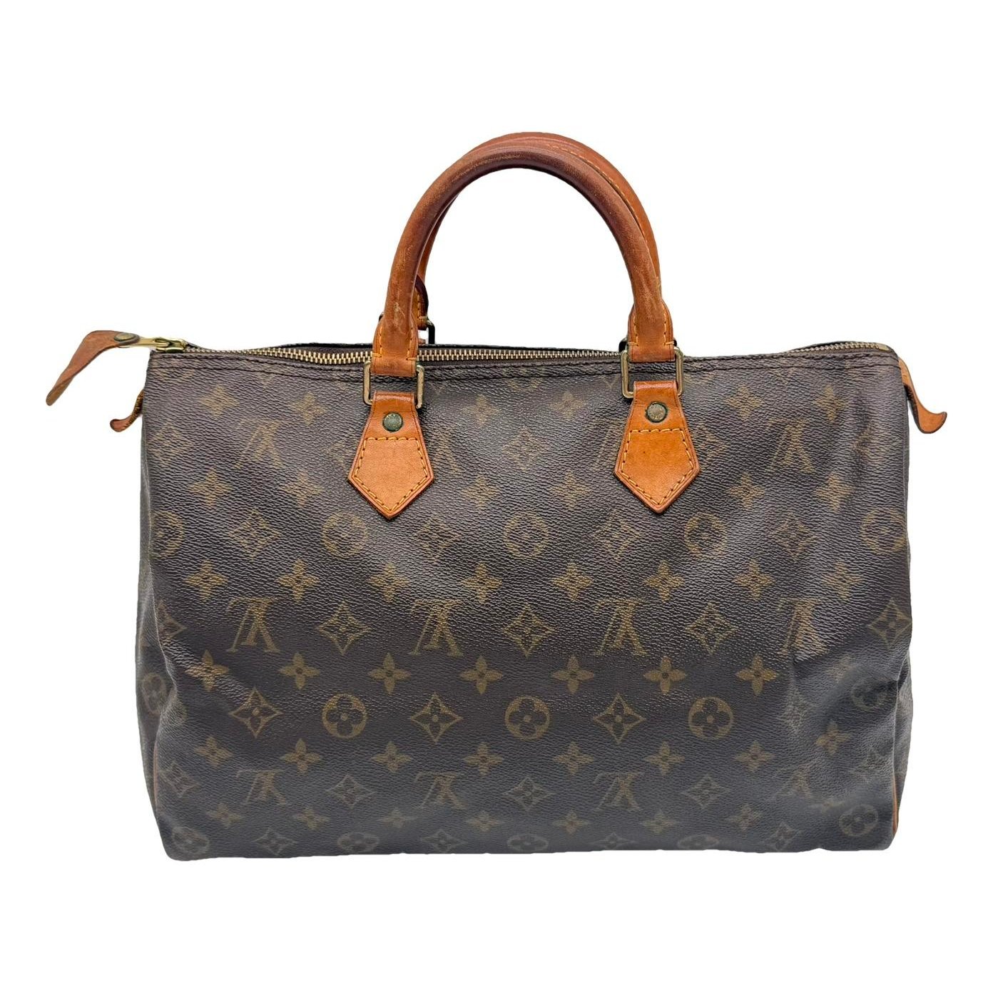 Speedy leather handbag