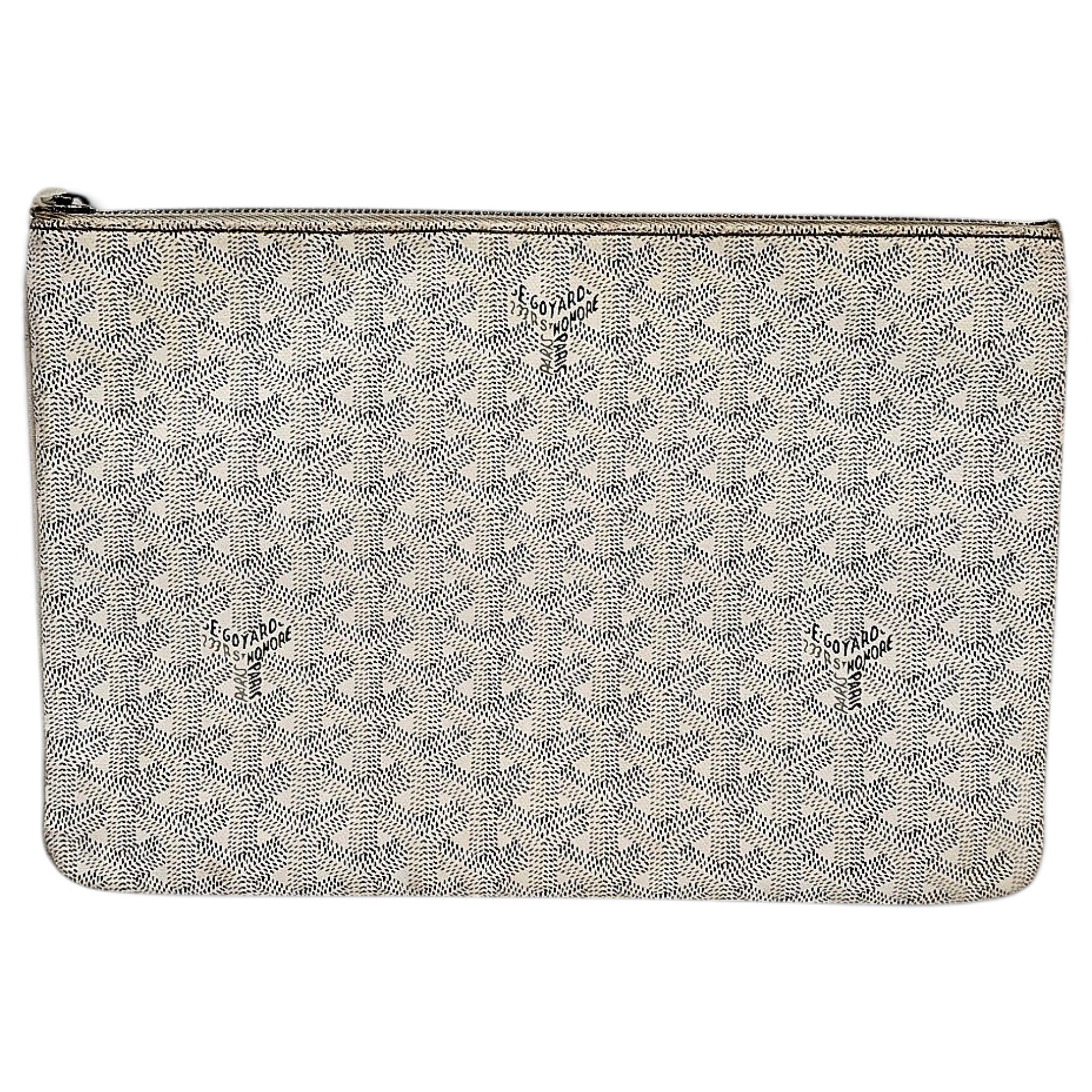Sénat leather clutch bag