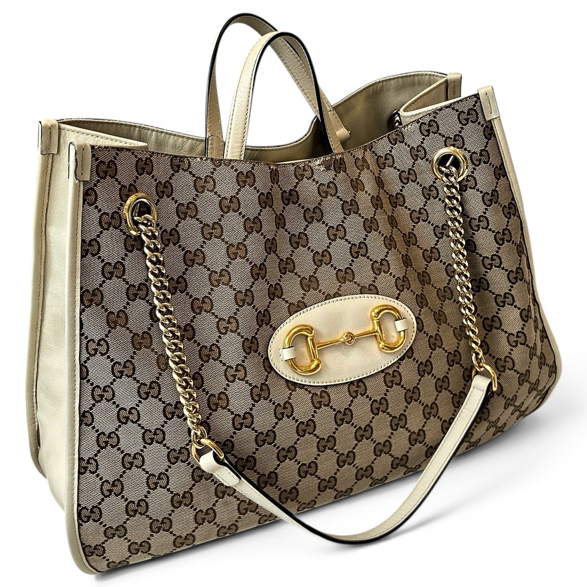 Ophidia leather tote