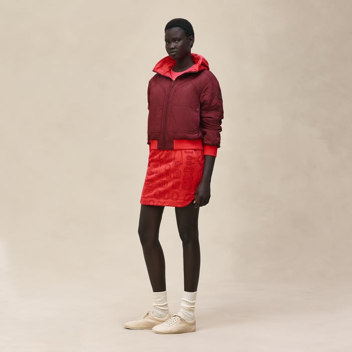 Rose Pivoine "Cahier Du Colporteur" Reversible Jacket