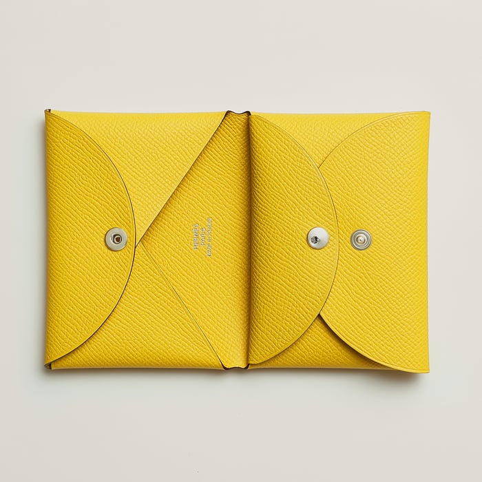 Jaune De Naples Calvi Duo Compact Card Holder