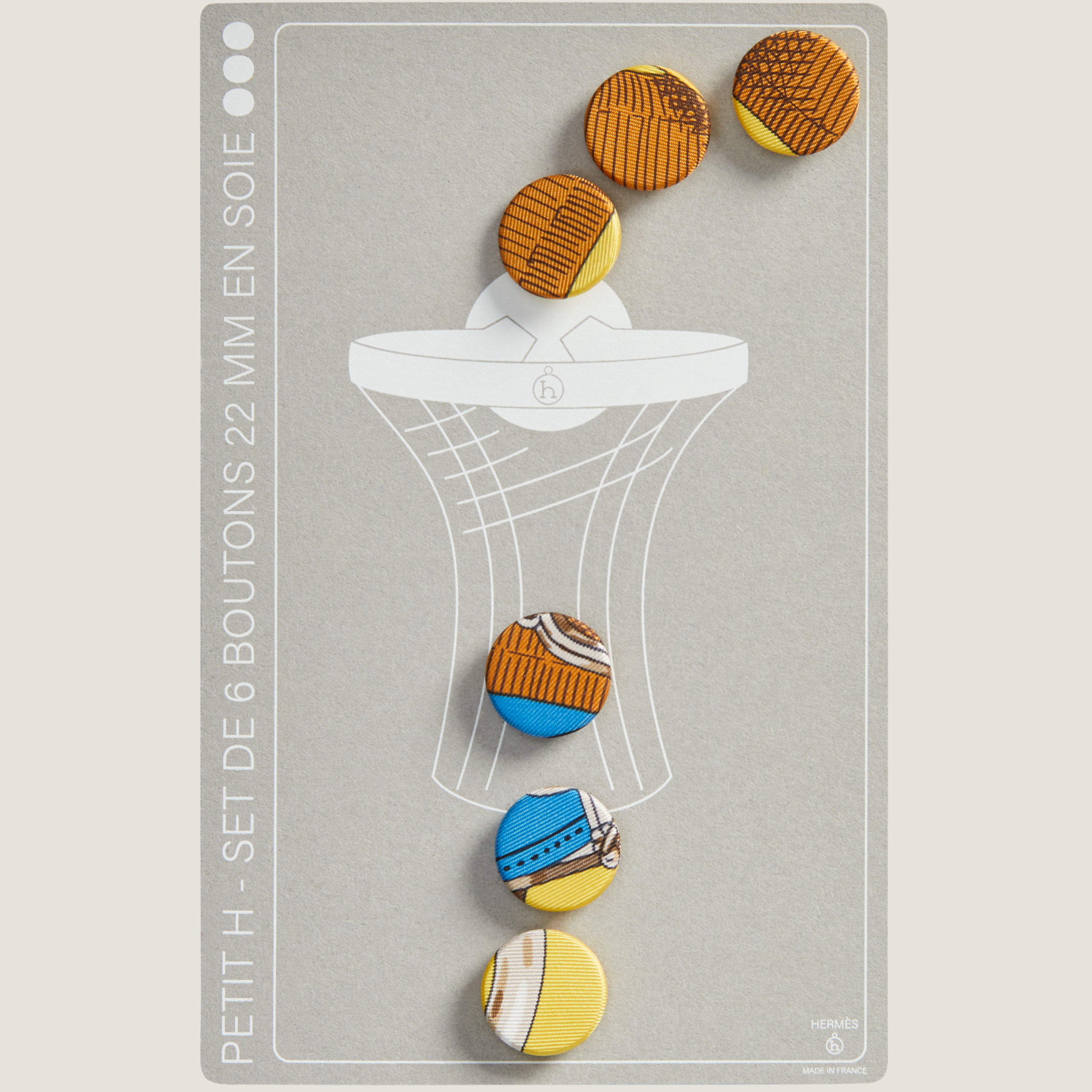 Silk buttons