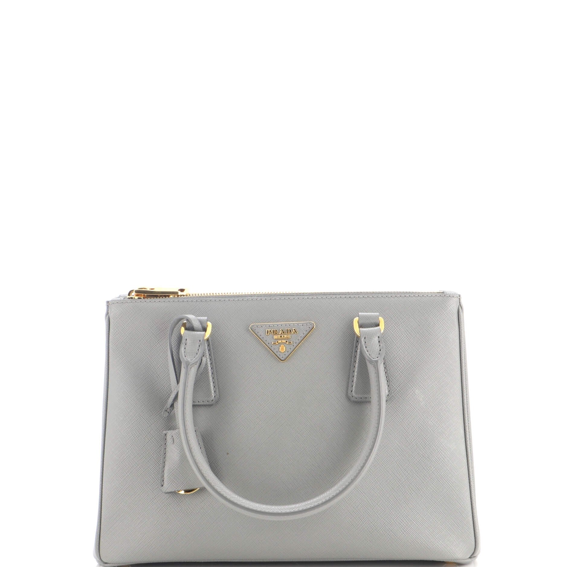Galleria Double Zip Tote Saffiano Leather Small