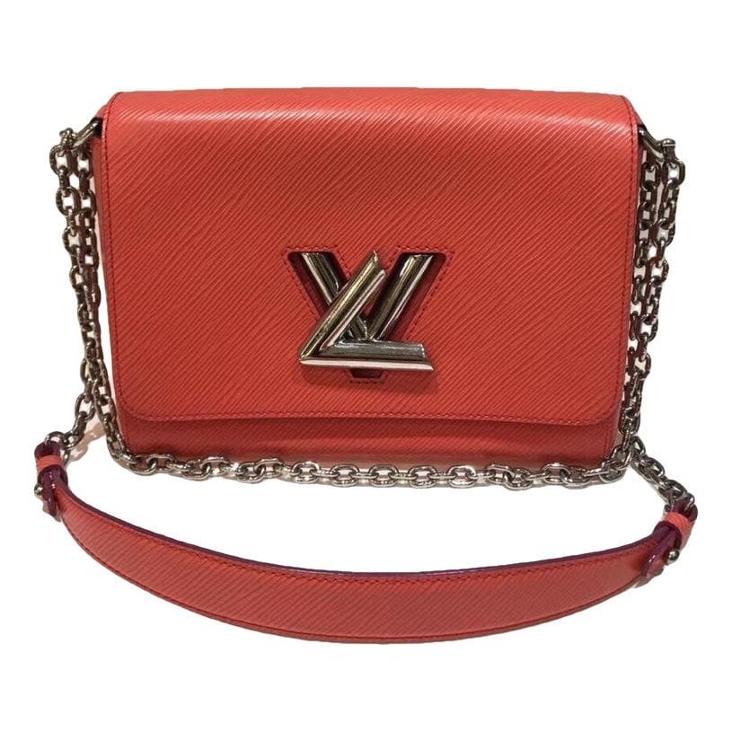 Twist leather handbag