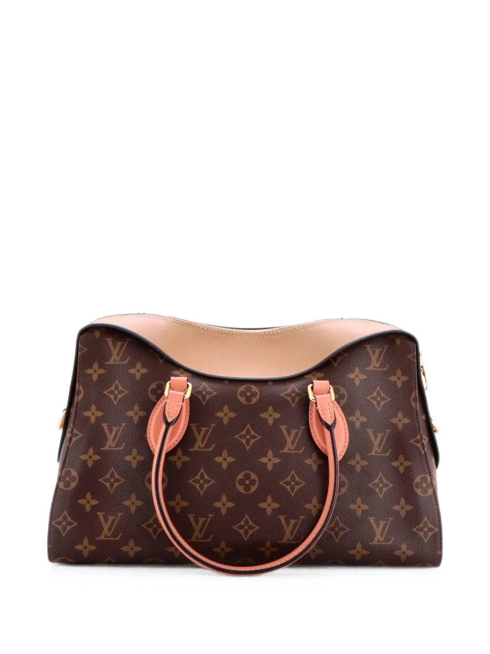 Tuileries Handbag Monogram Canvas with Leather satchel