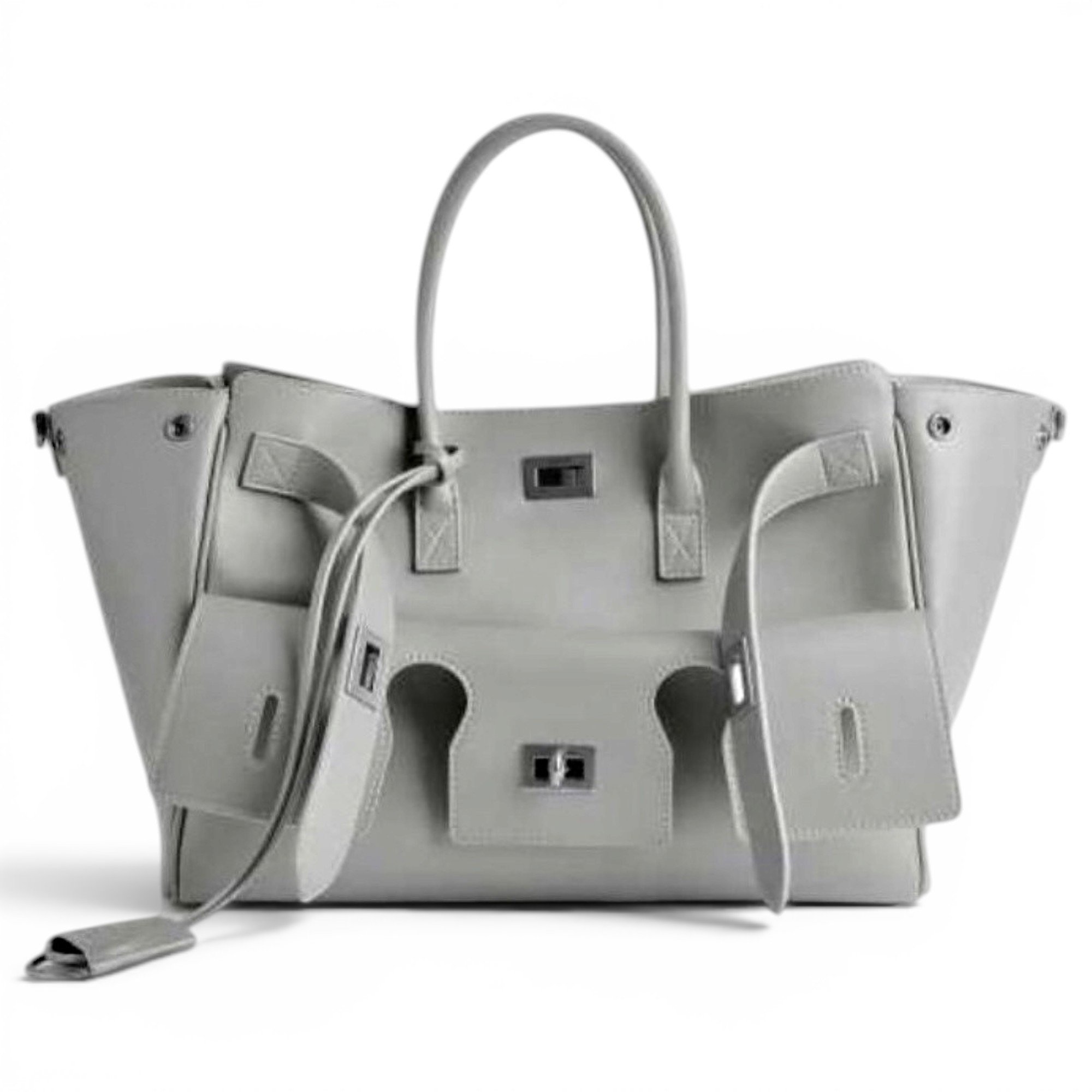 Leather tote