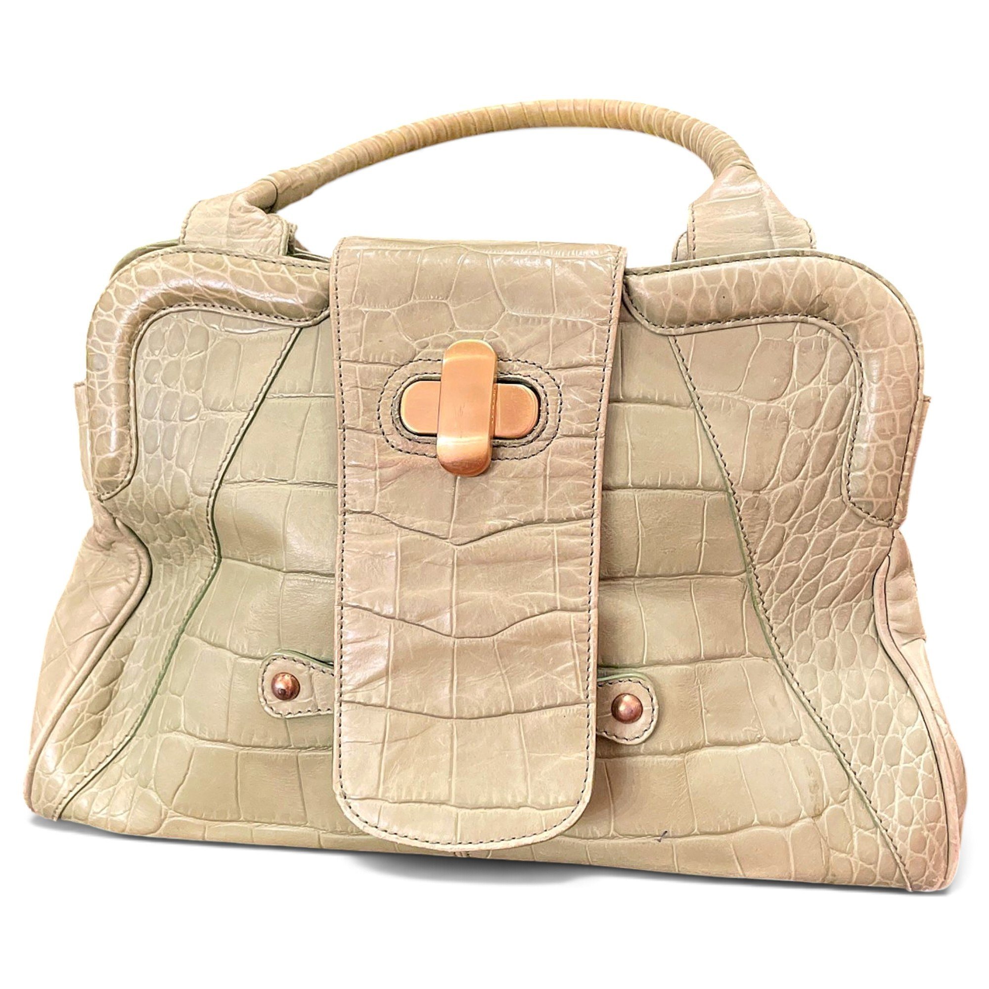 Leather handbag