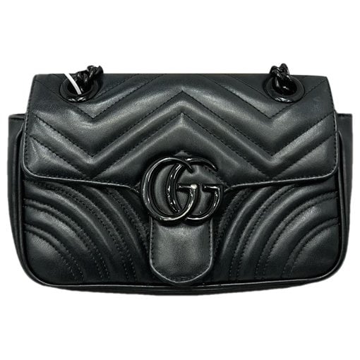 GG Marmont Flap leather handbag