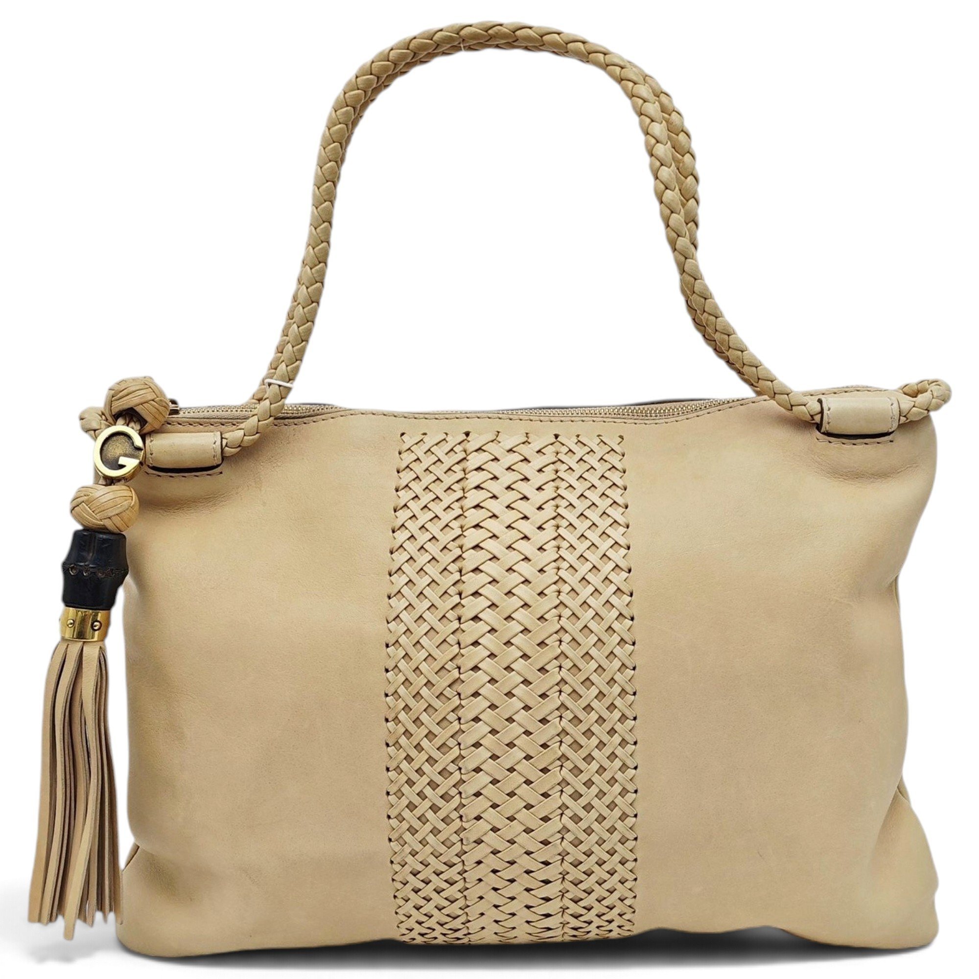 Leather handbag