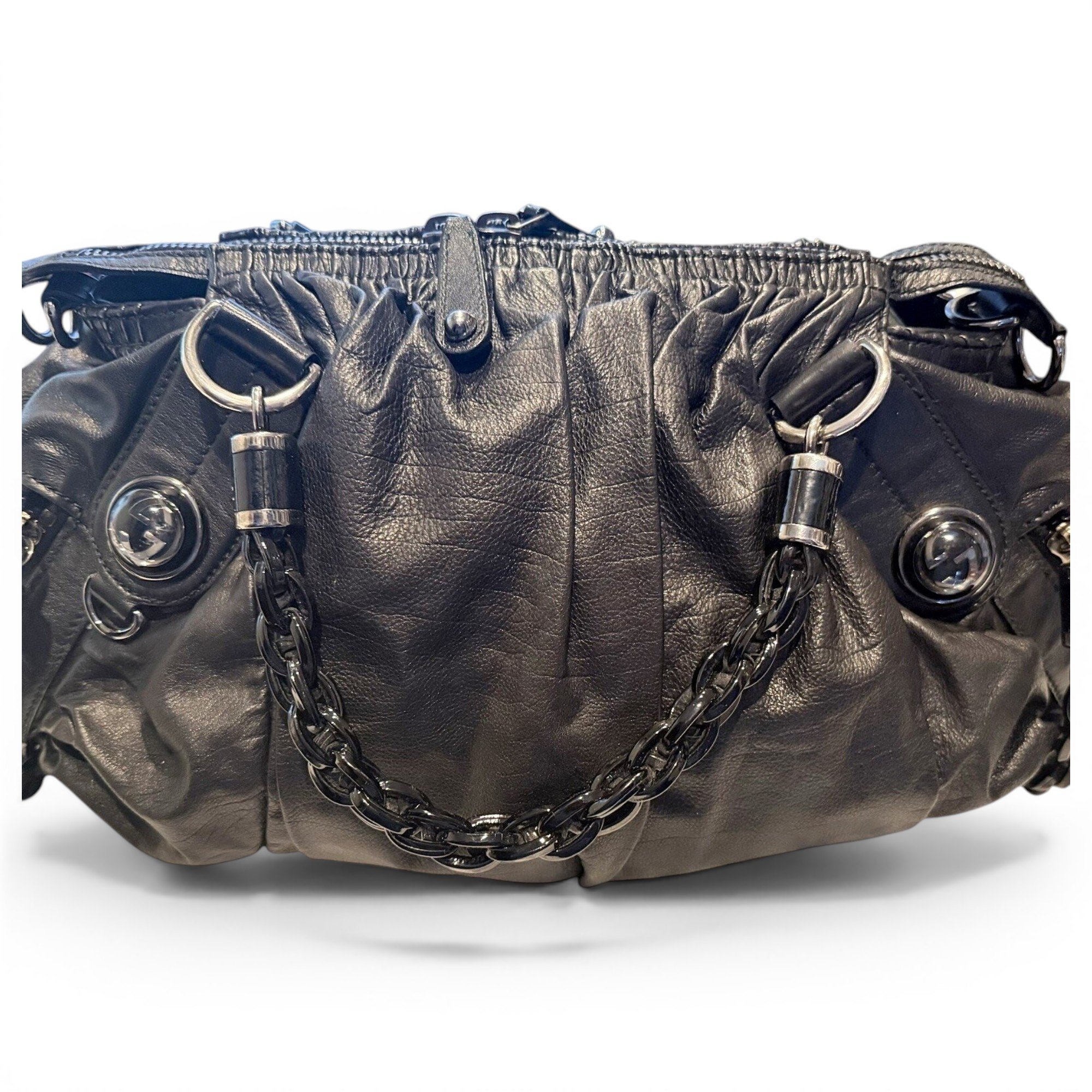 Hysteria leather handbag