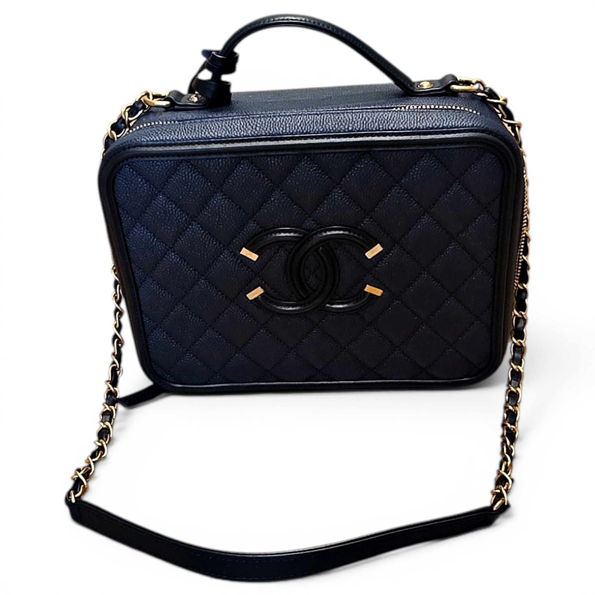 CC Filigree leather handbag