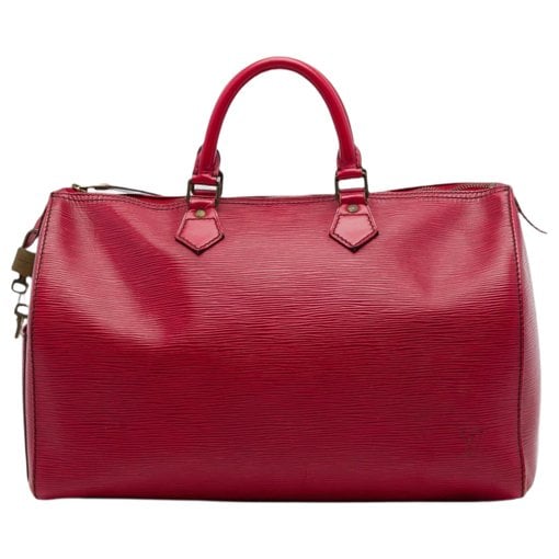Speedy leather handbag