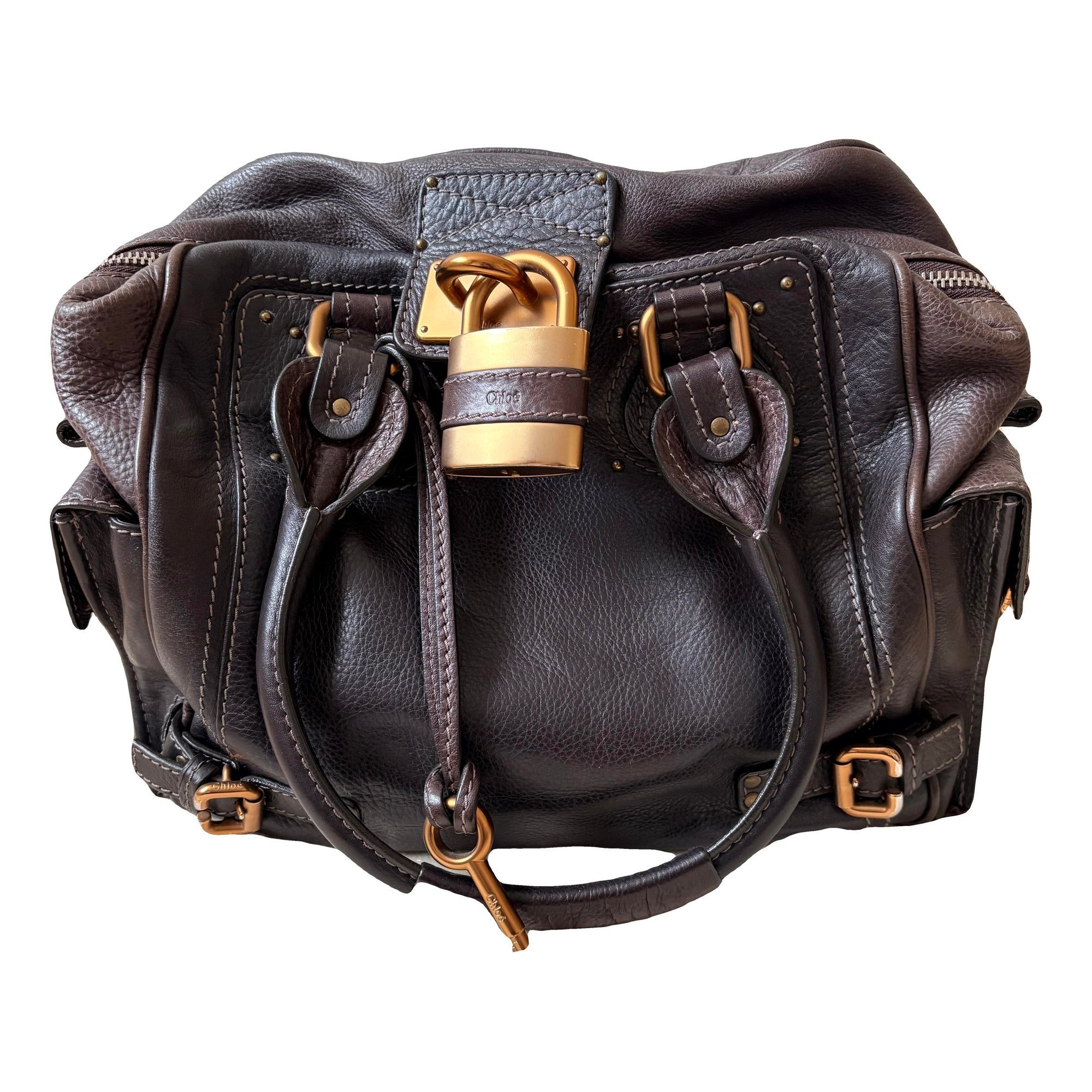 Leather satchel
