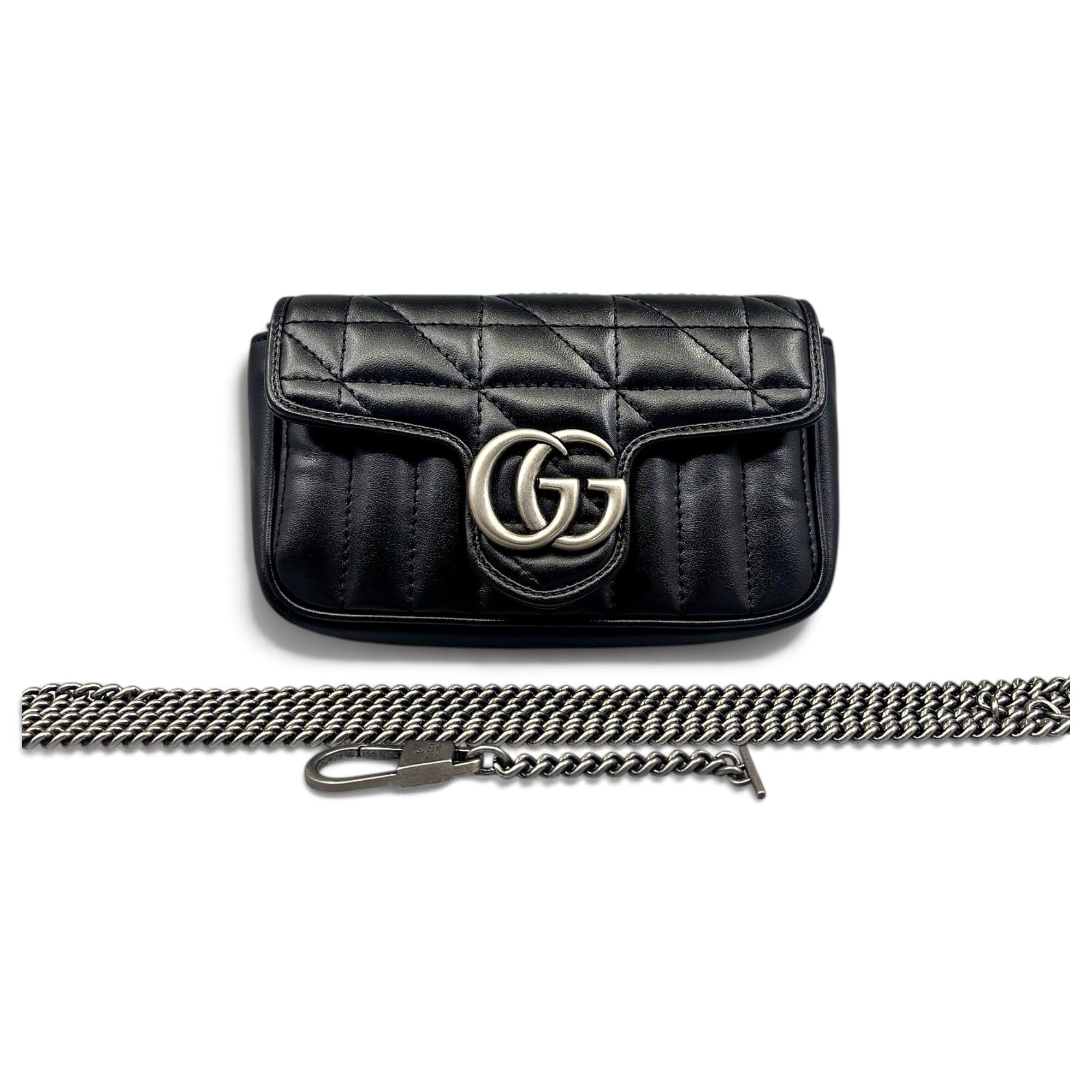 GG Marmont Flap leather handbag