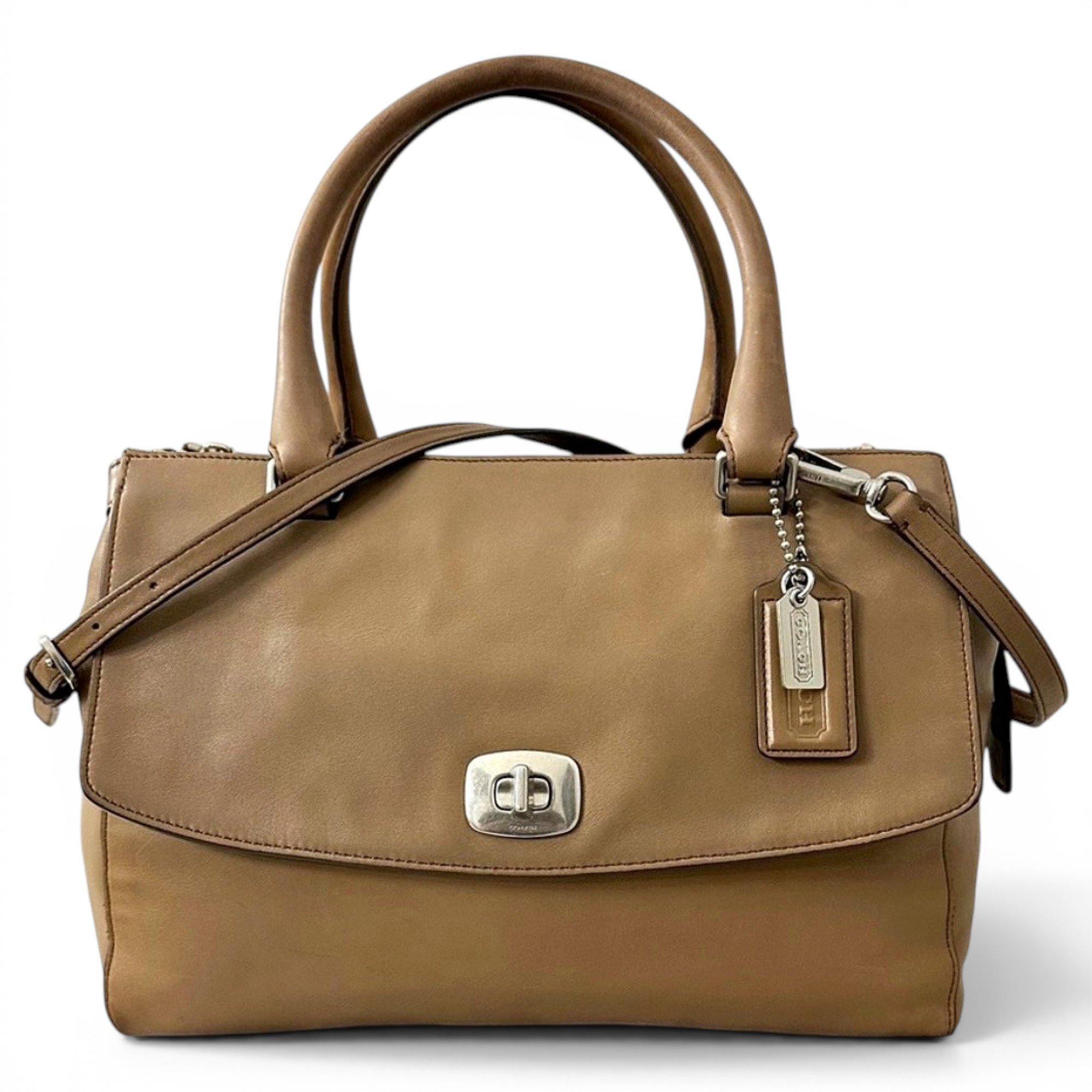 Leather satchel