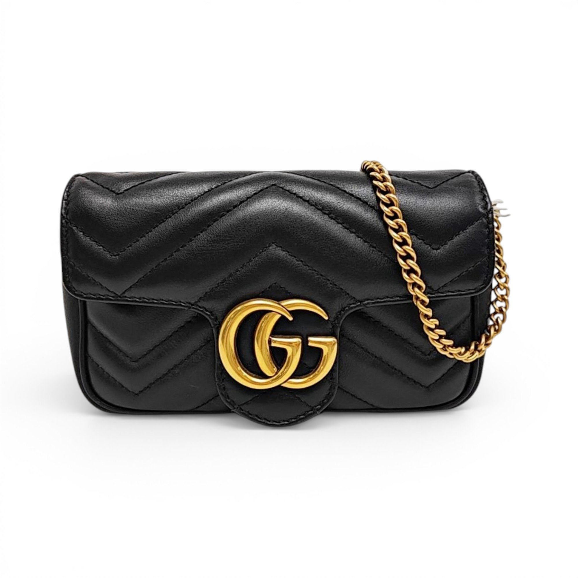 GG Marmont Flap leather handbag