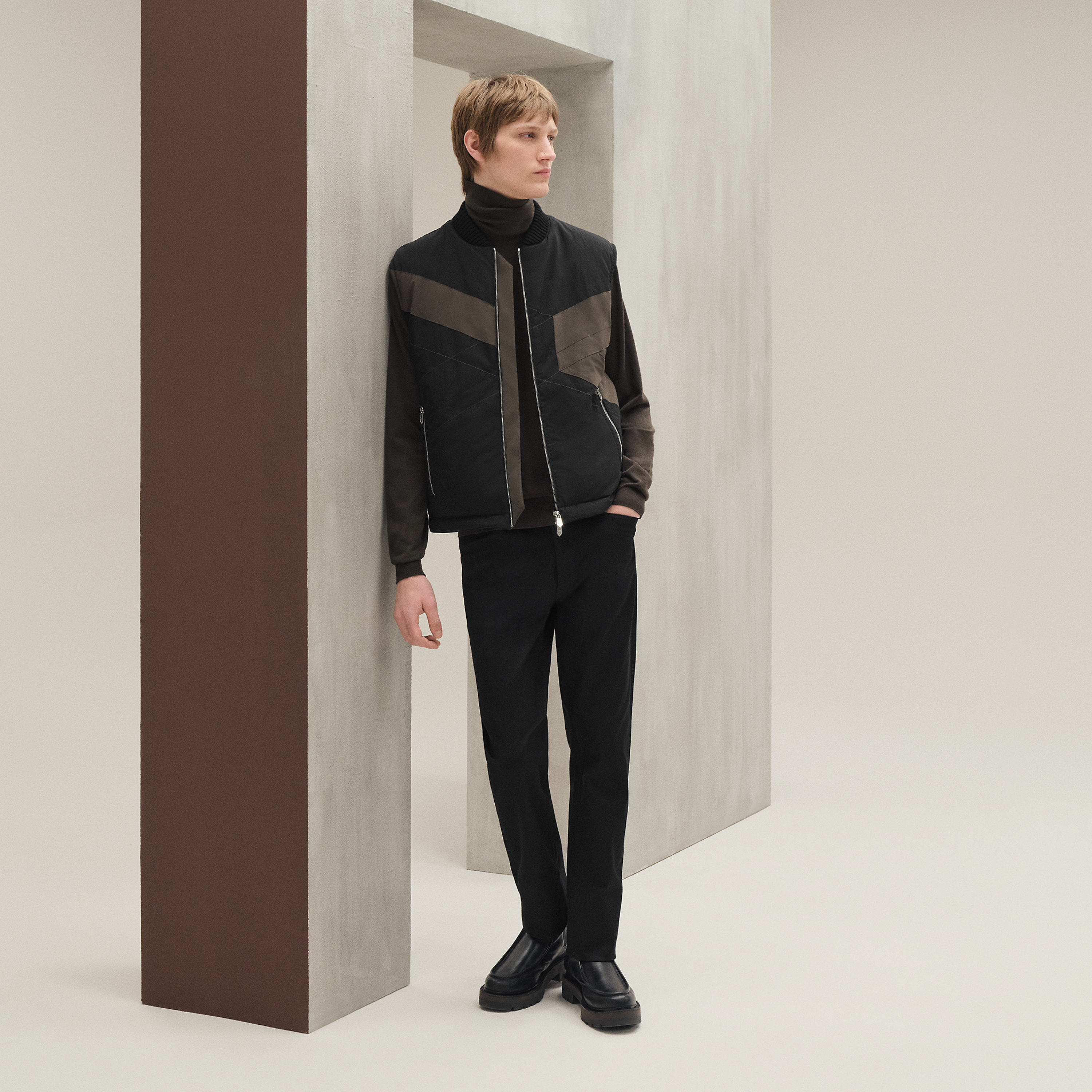 "Casaque" quilted vest
