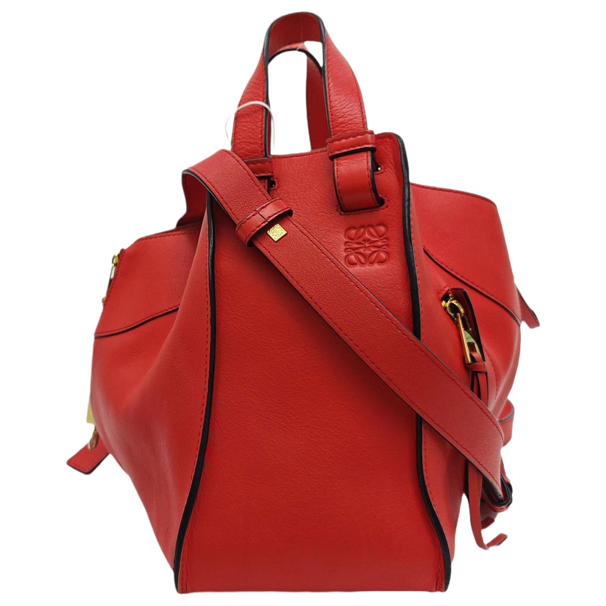Hammock leather handbag
