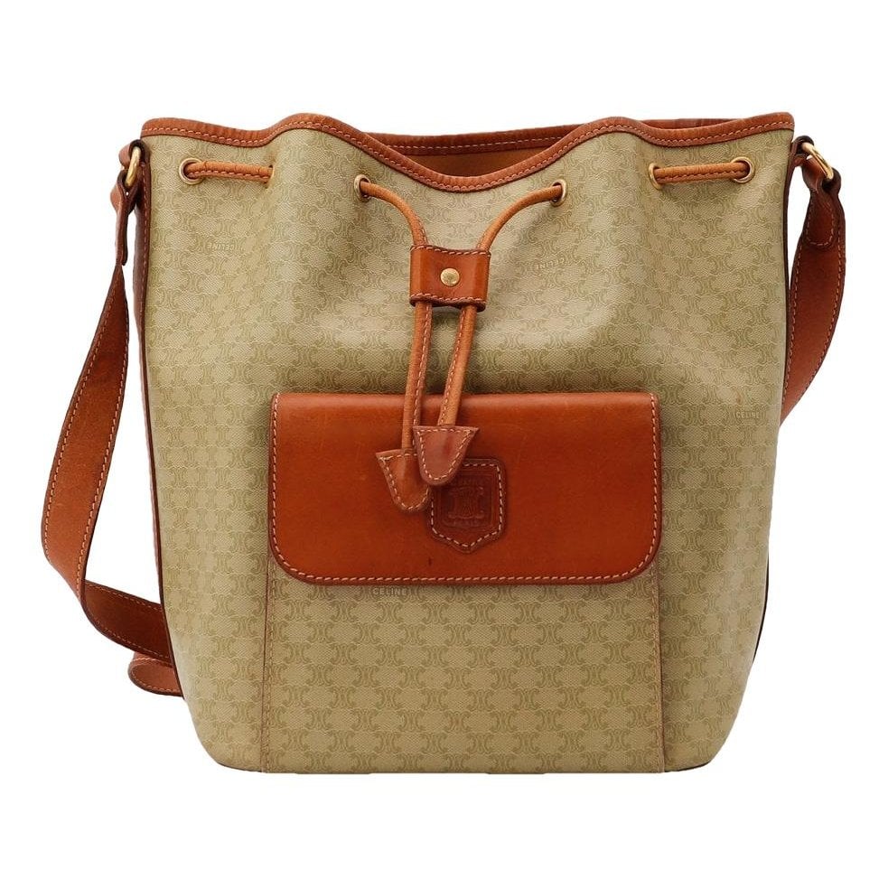Triomphe leather handbag