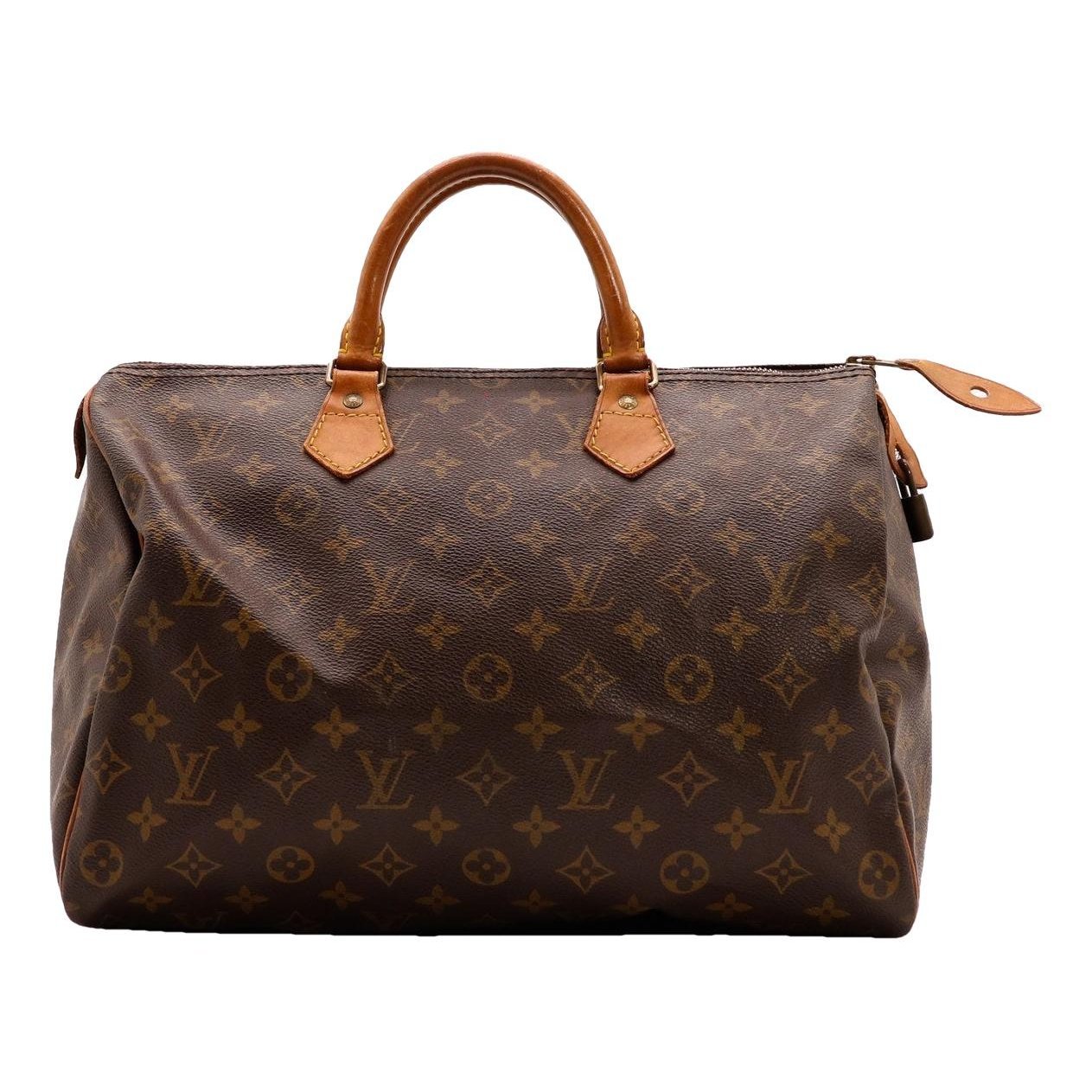 Speedy leather handbag
