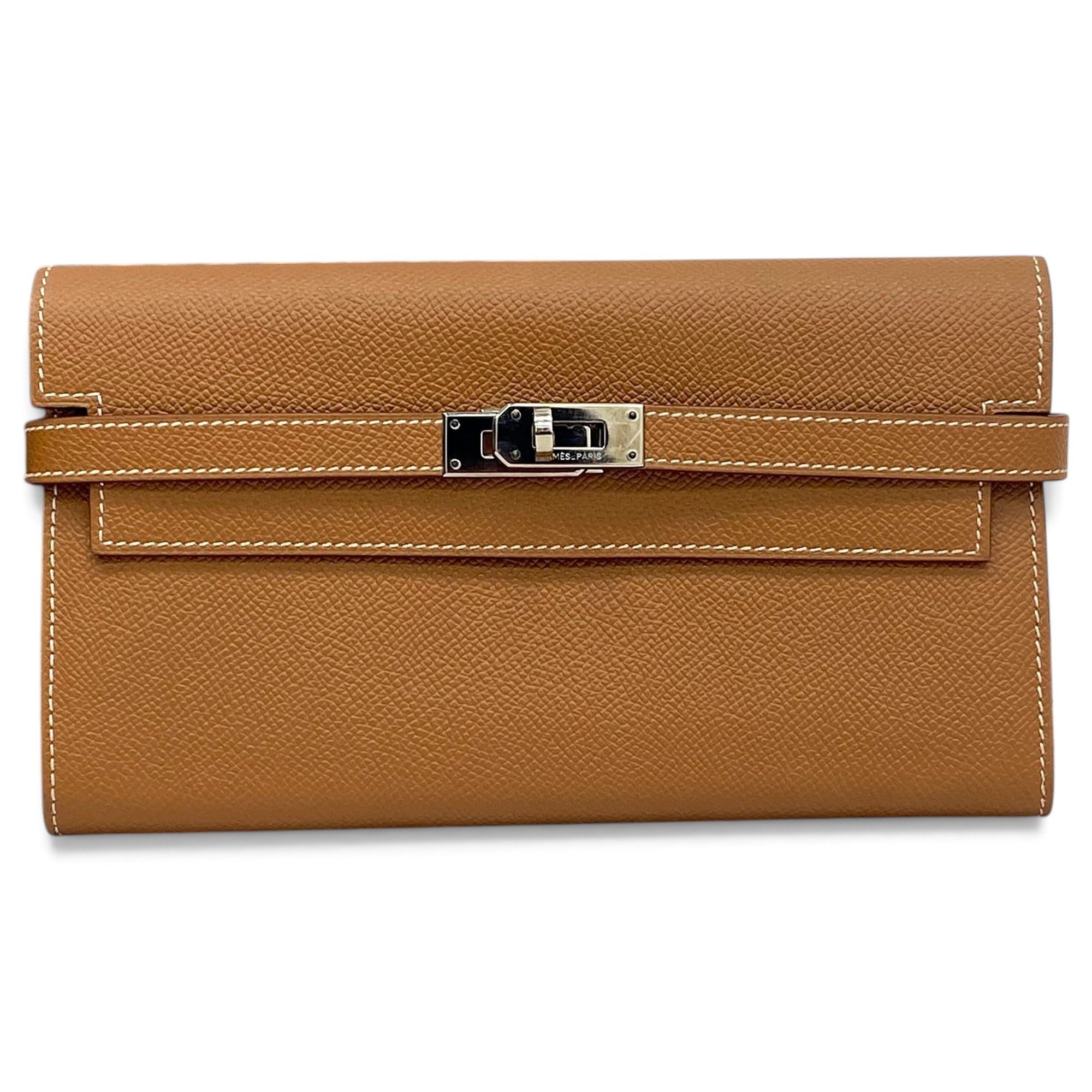 Kelly to go leather clutch bag