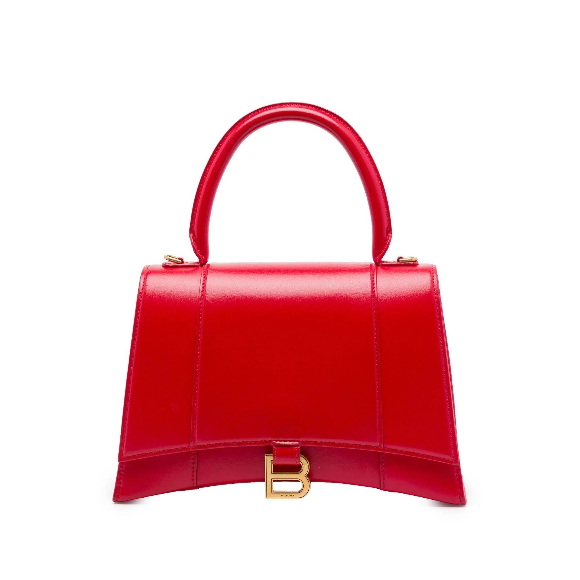 Hourglass pony-style calfskin handbag