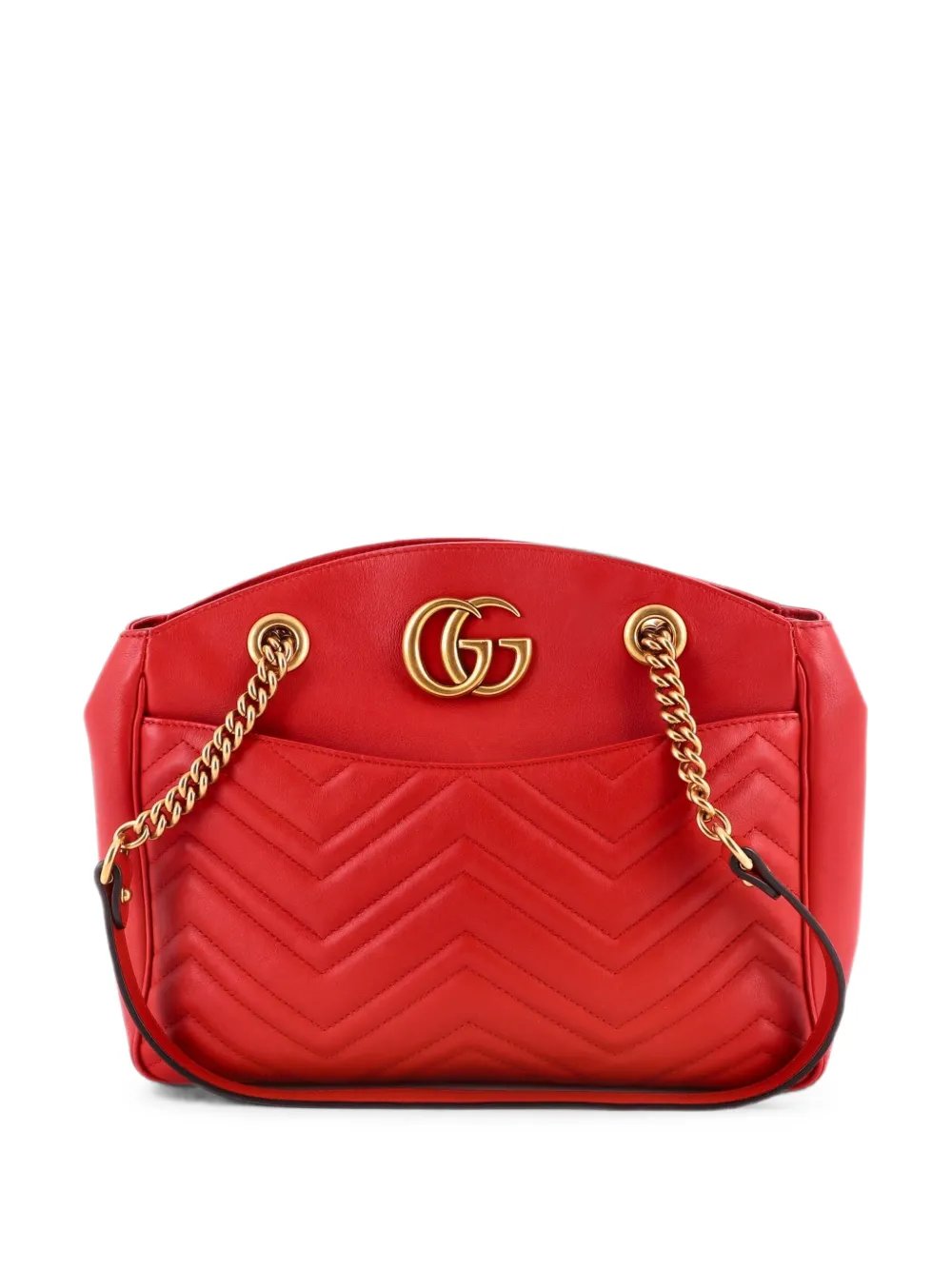 GG Marmont Chain Tote Matelasse Leather Medium shoulder bag
