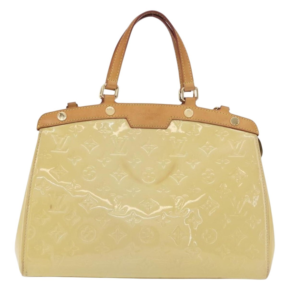 Patent leather handbag
