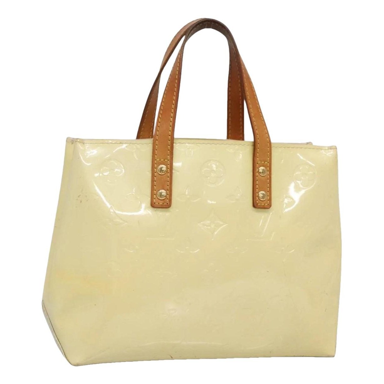 Patent leather handbag