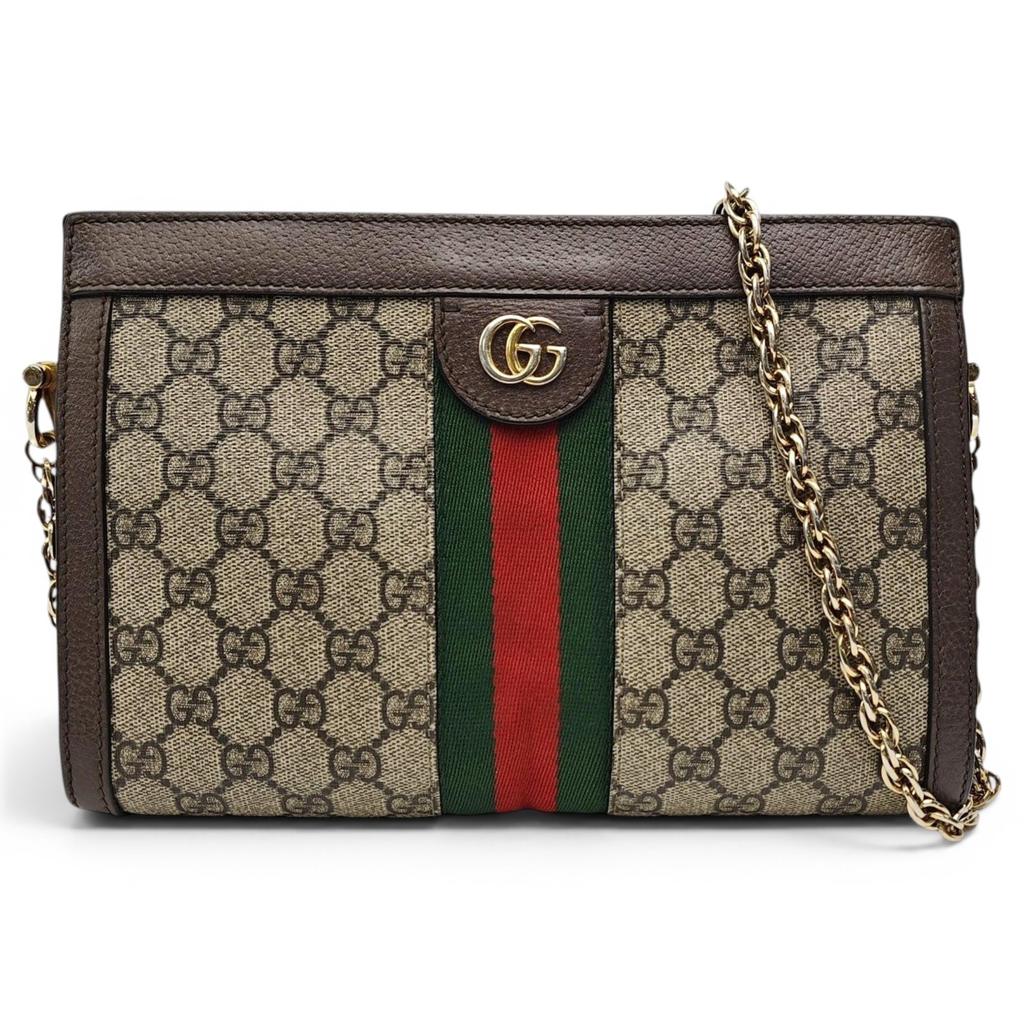 Ophidia leather handbag