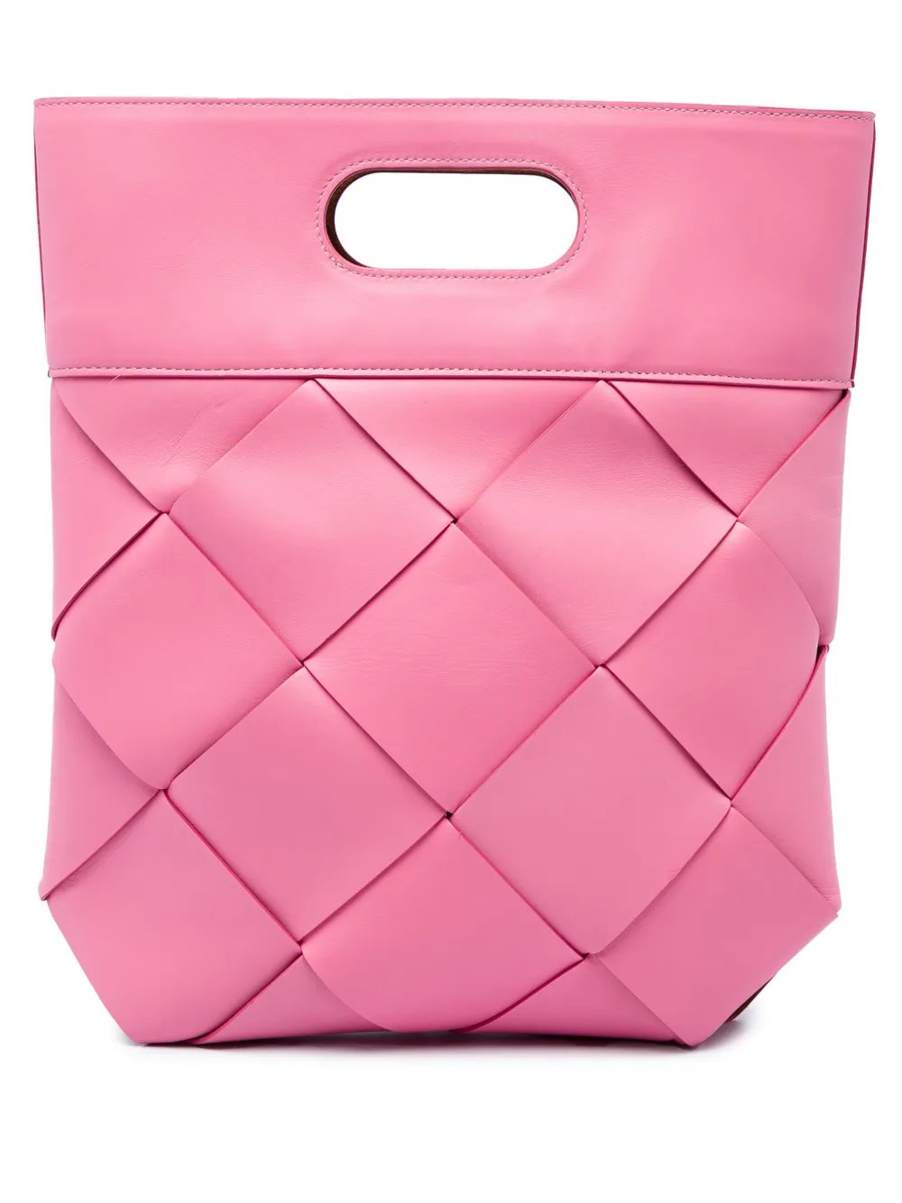 2019-2021 Medium Leather Maxi Intrecciato Slip tote bag