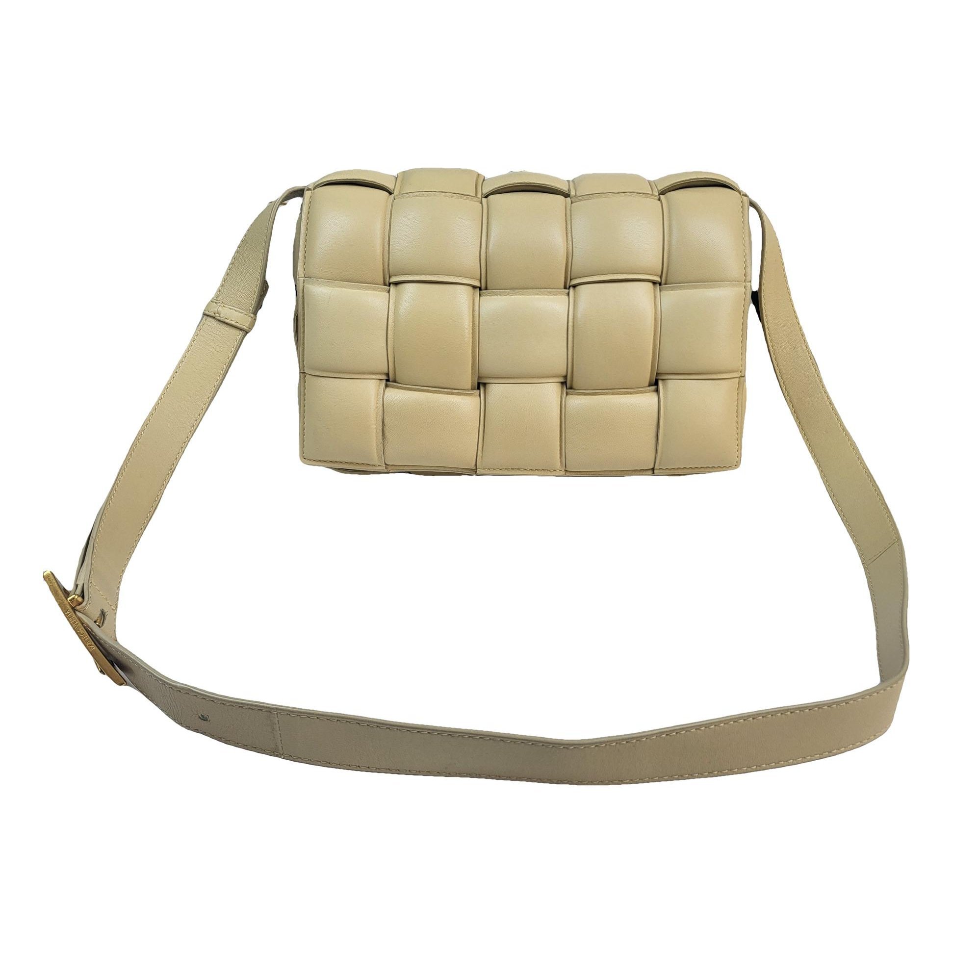 Cassette Padded leather handbag
