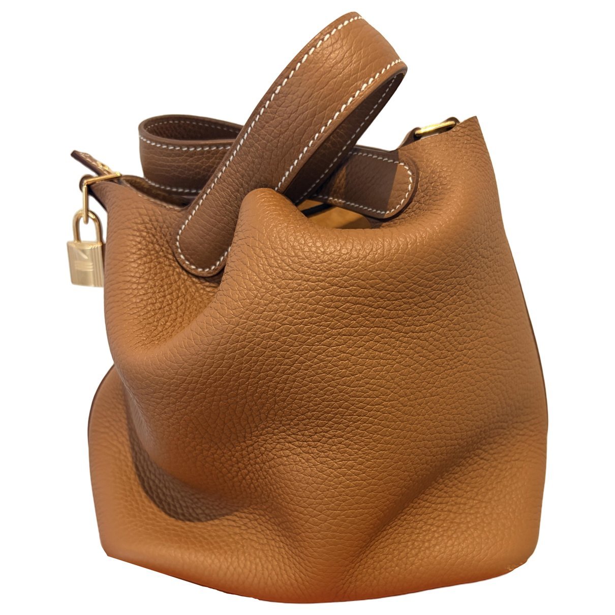 Picotin leather handbag