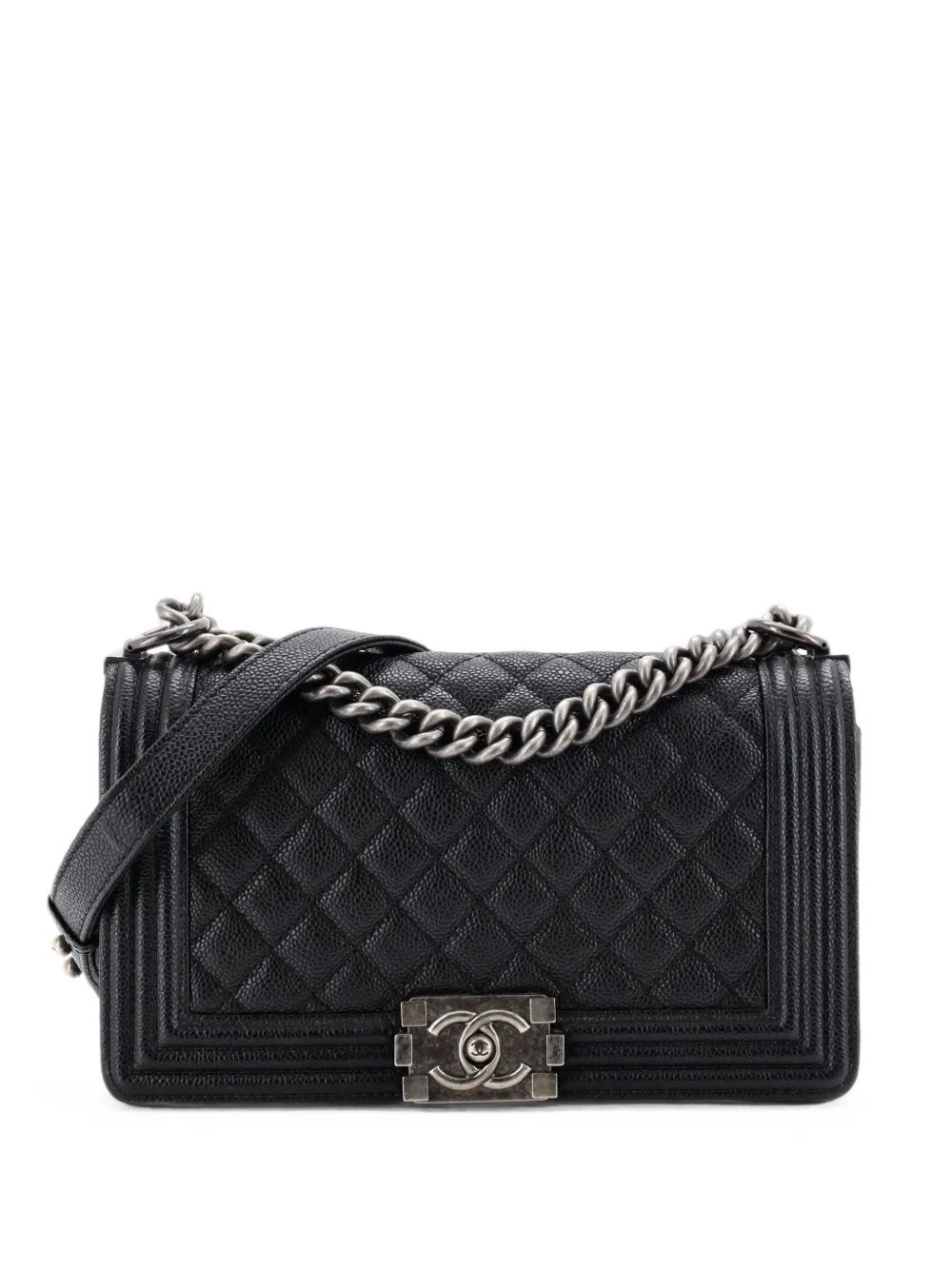Boy Flap Bag Quilted Caviar Old Medium crossbody bag