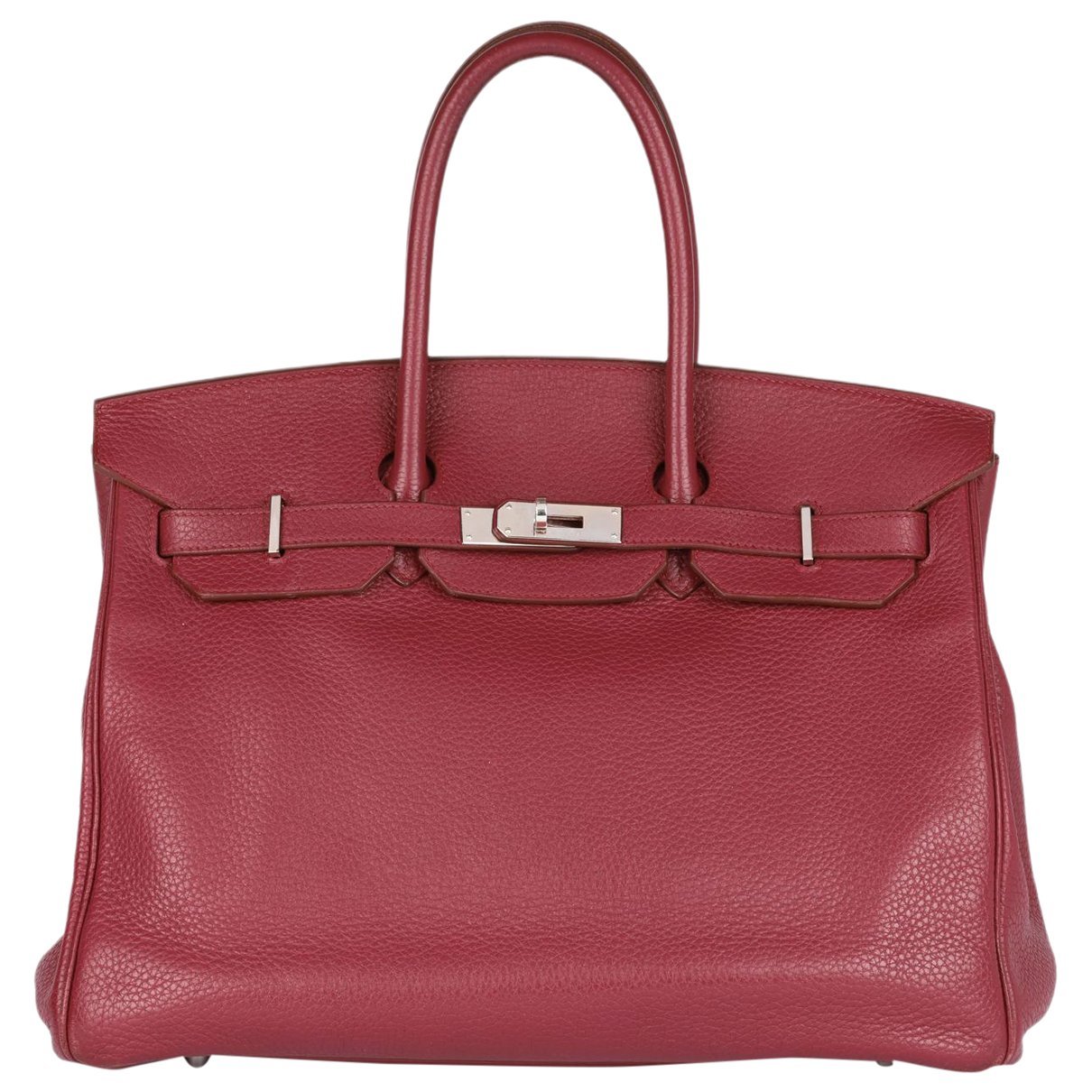 Hermes Birkin 35 Handbag Ruby 2012