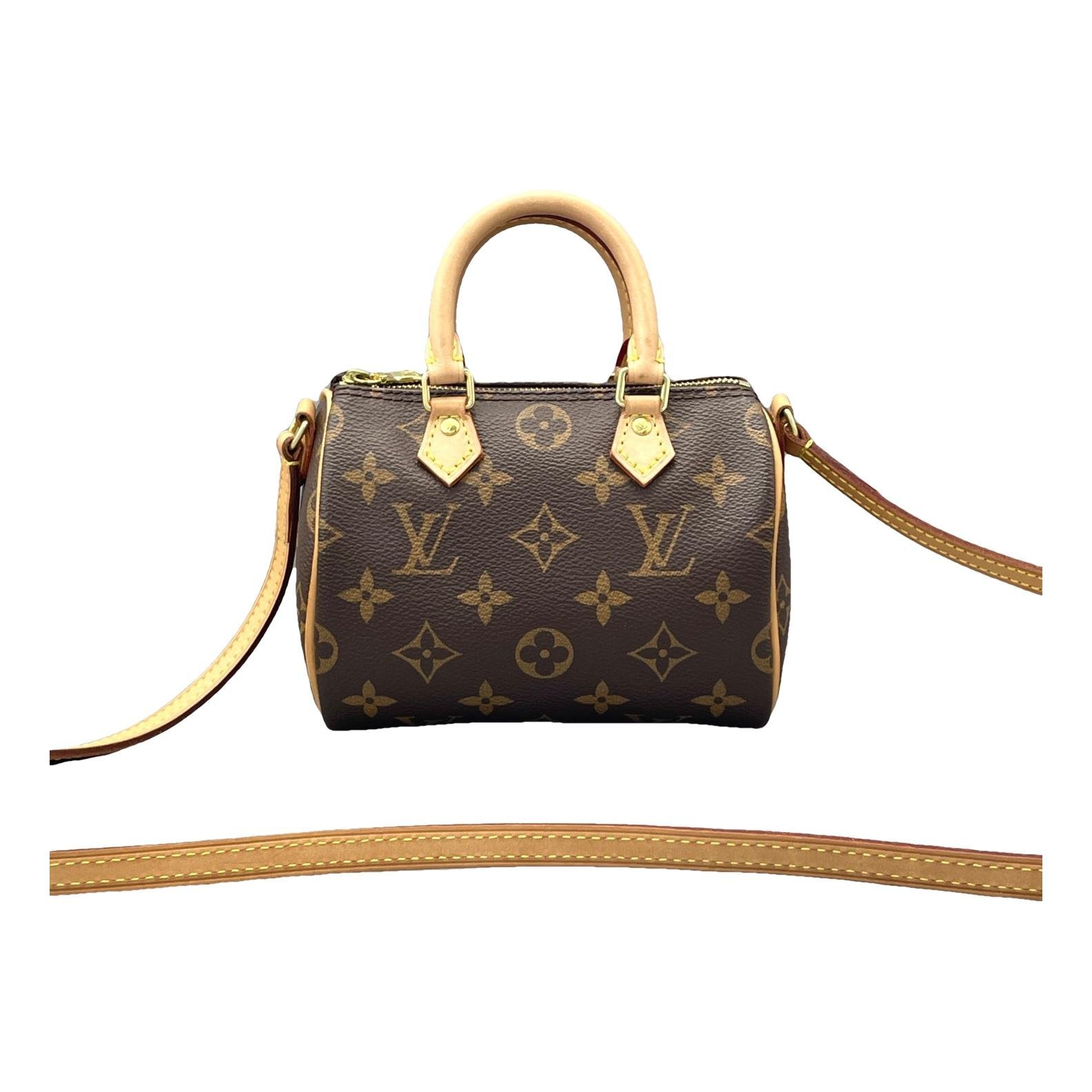 Nano Speedy / Mini HL leather handbag
