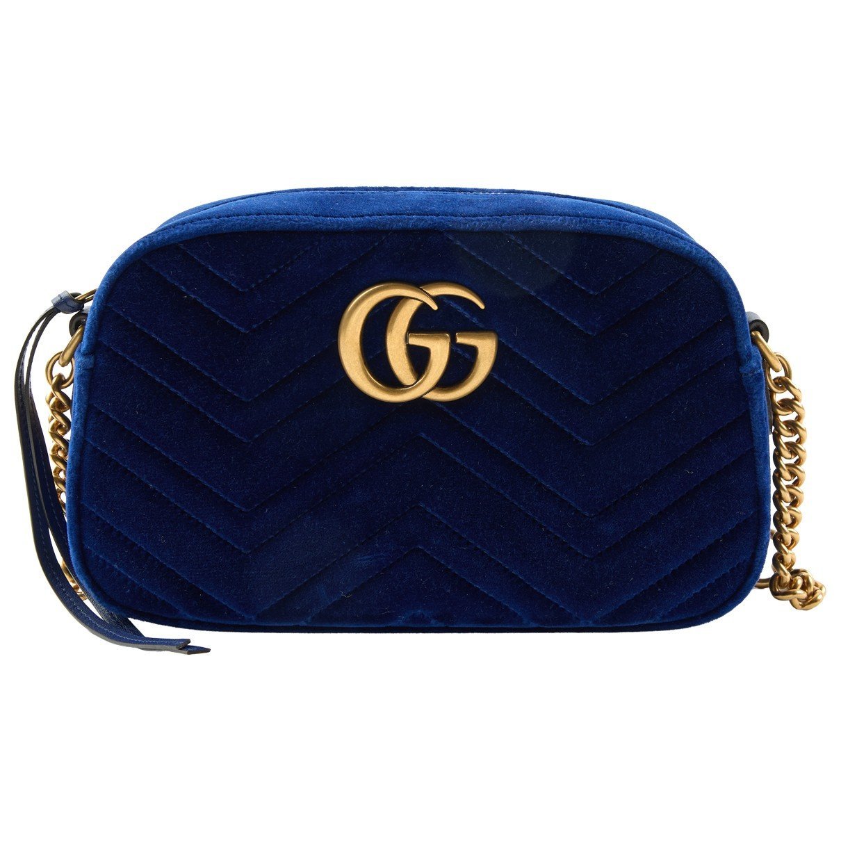 GG Marmont velvet crossbody bag