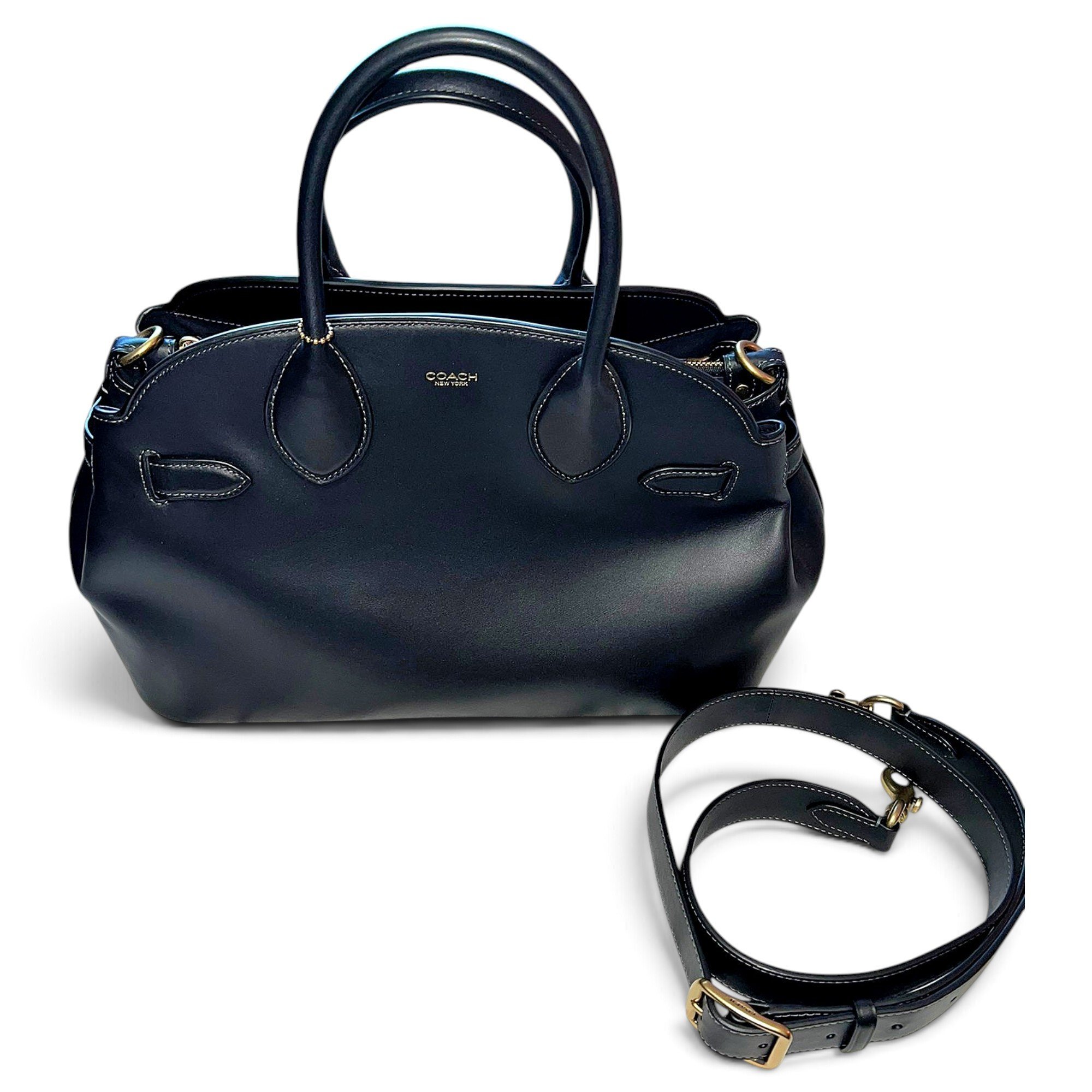 Leather handbag