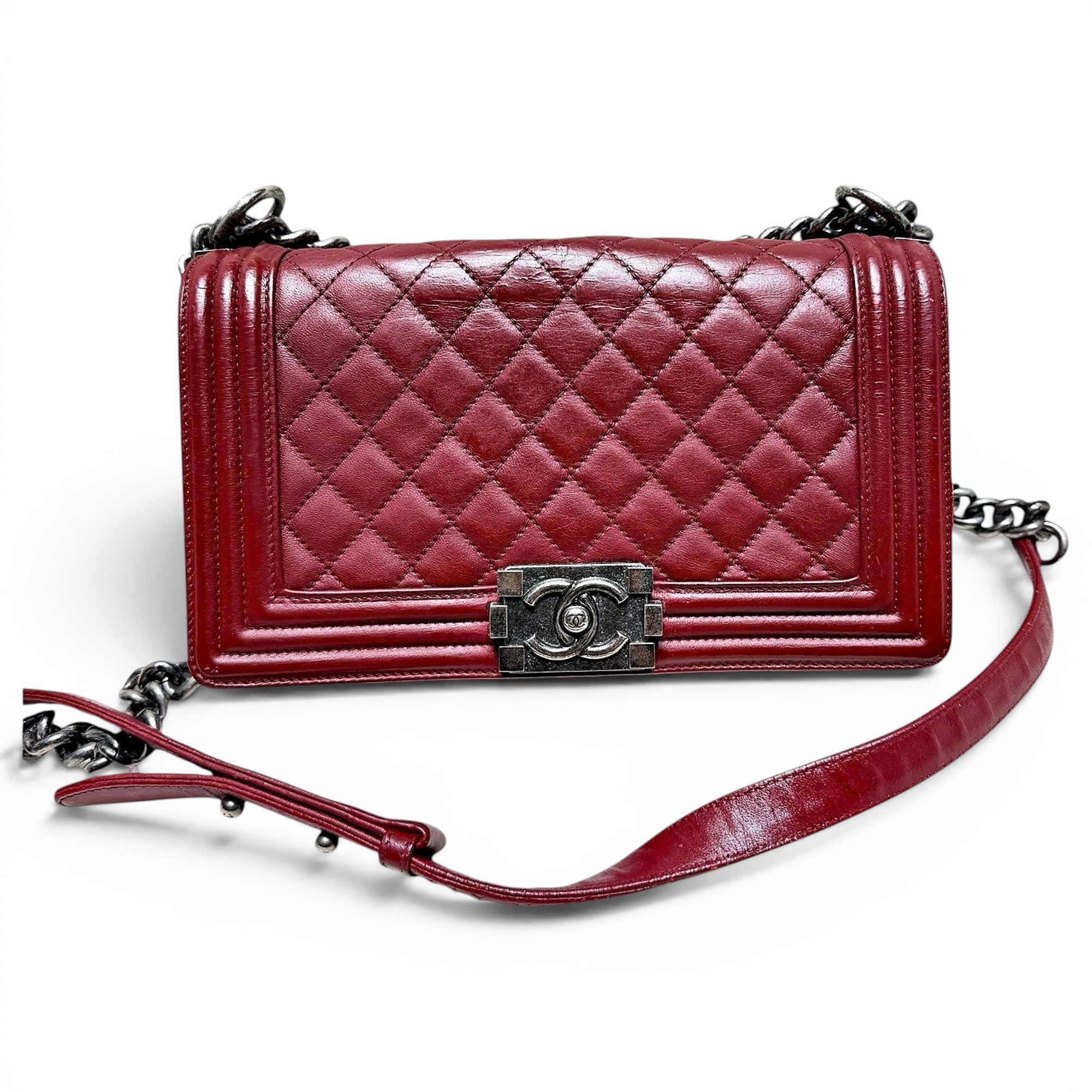 Boy leather handbag