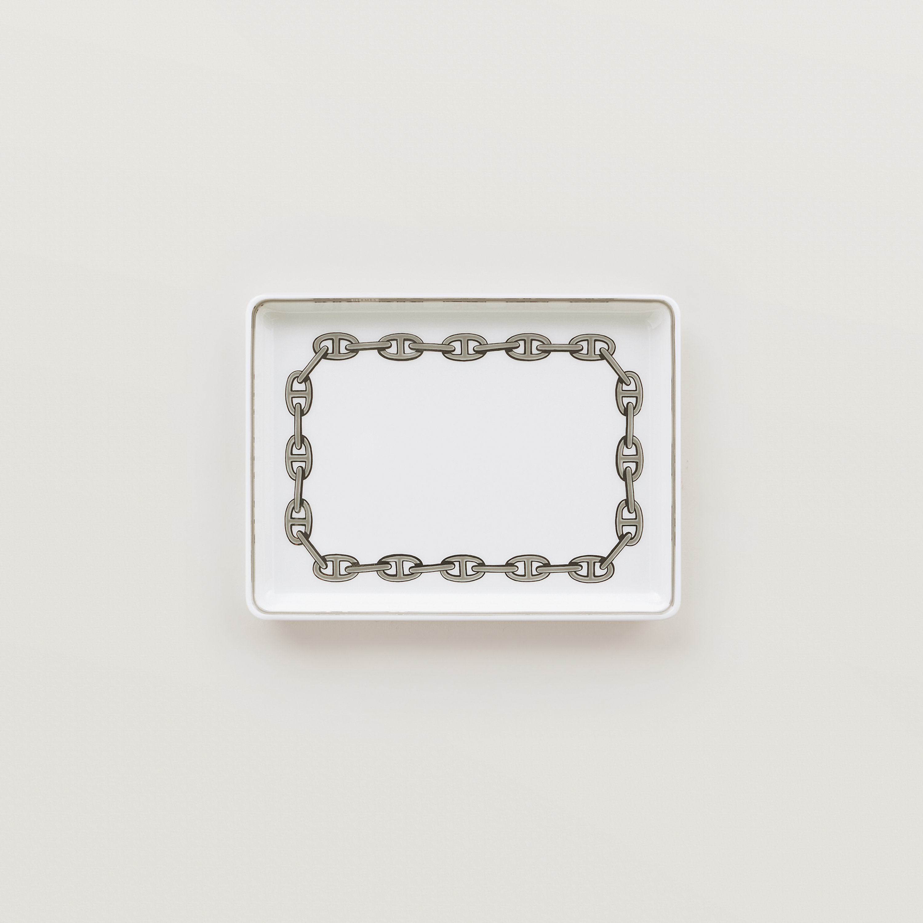 Chaine d'Ancre platinum tray, small model