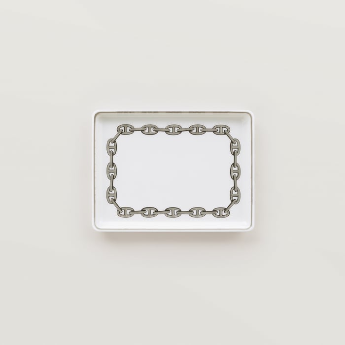 Sans Coloris Chaine d'Ancre Platinum Tray, Small Model