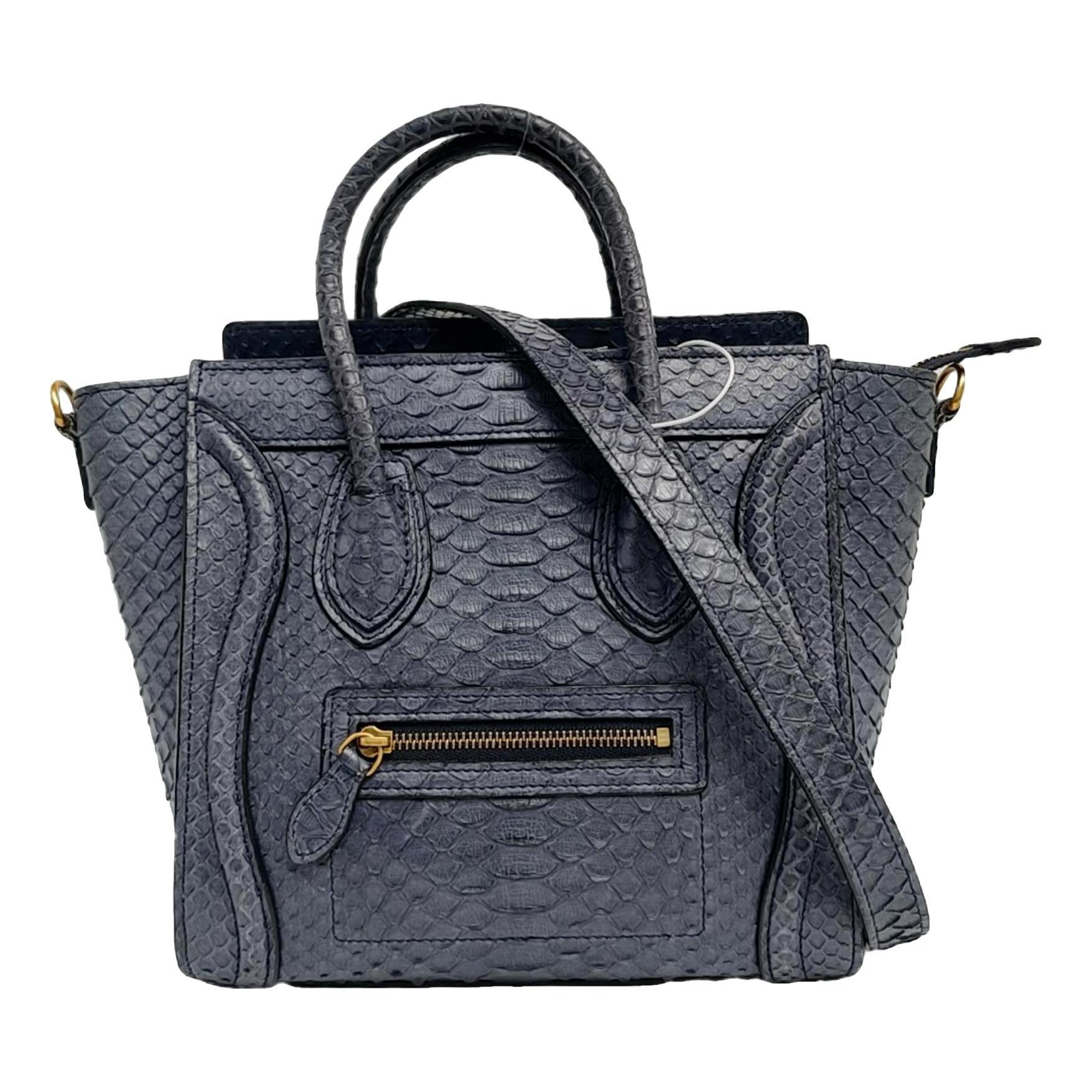 Nano Luggage leather handbag