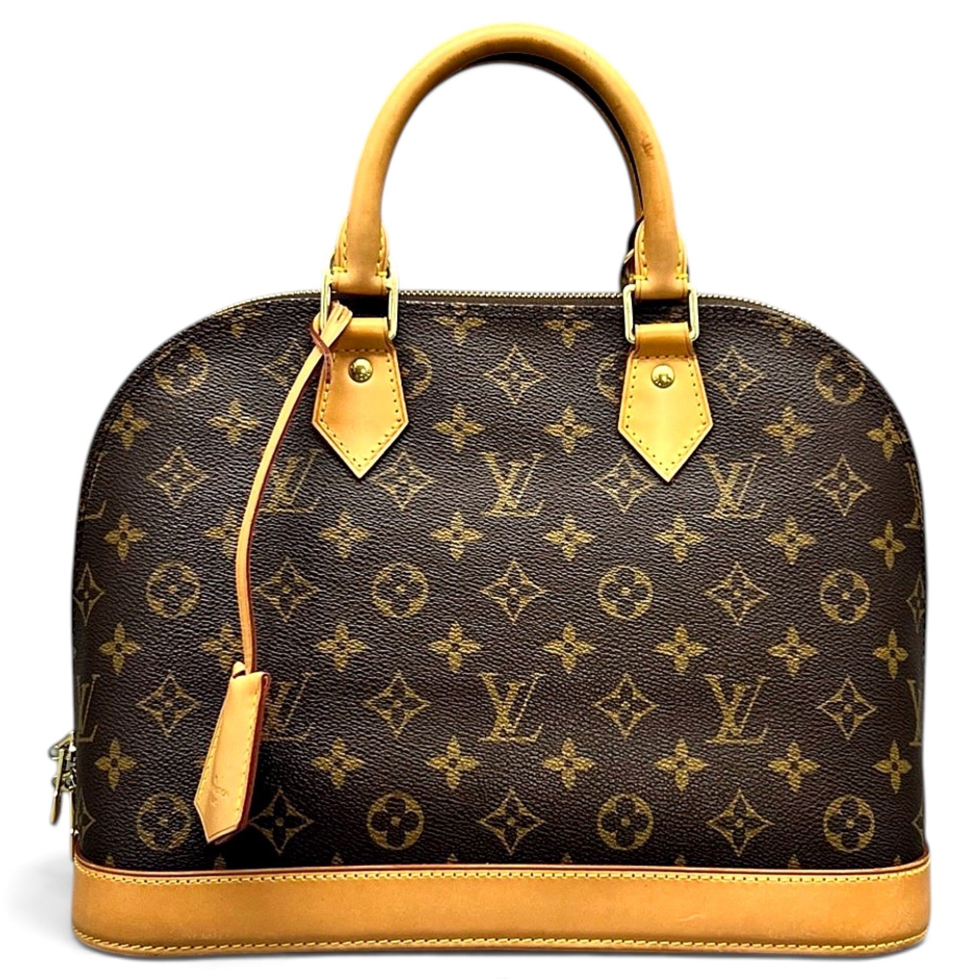 Louis Vuitton Alma cloth handbag