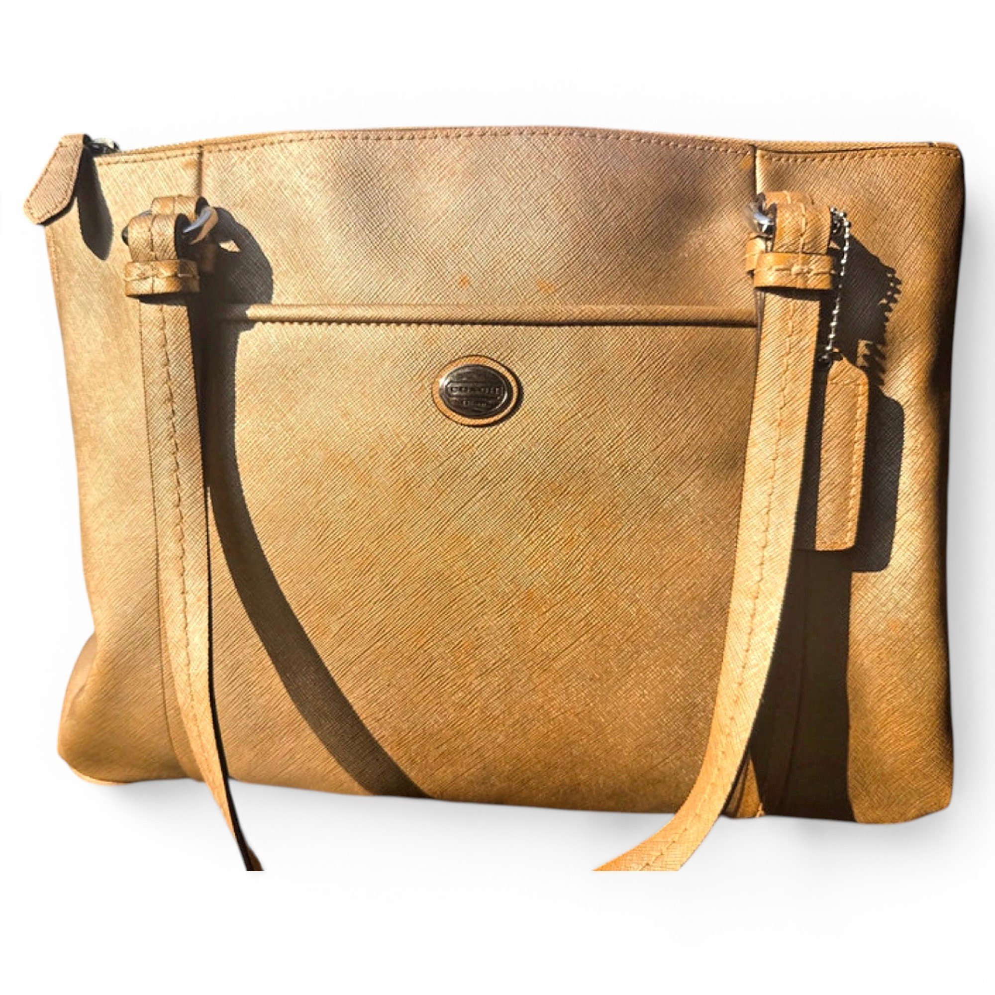 Leather tote