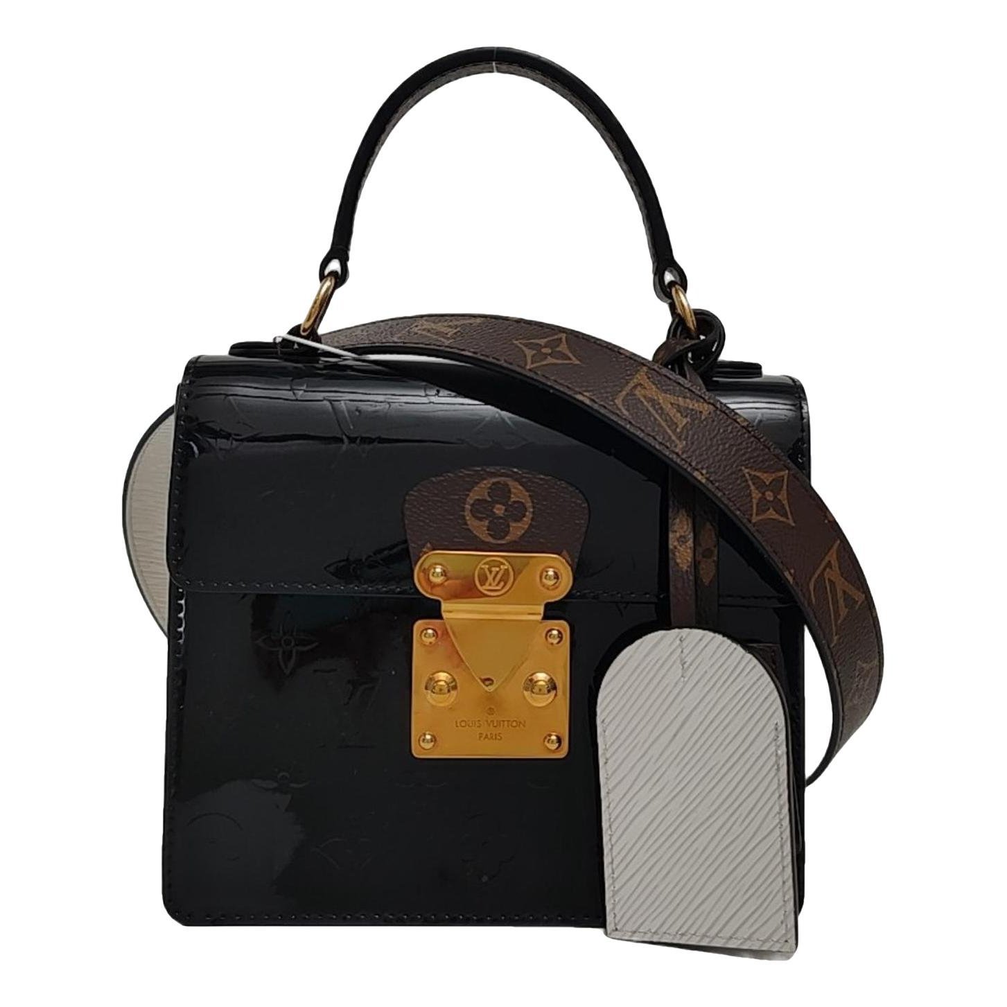 Spring street patent leather handbag