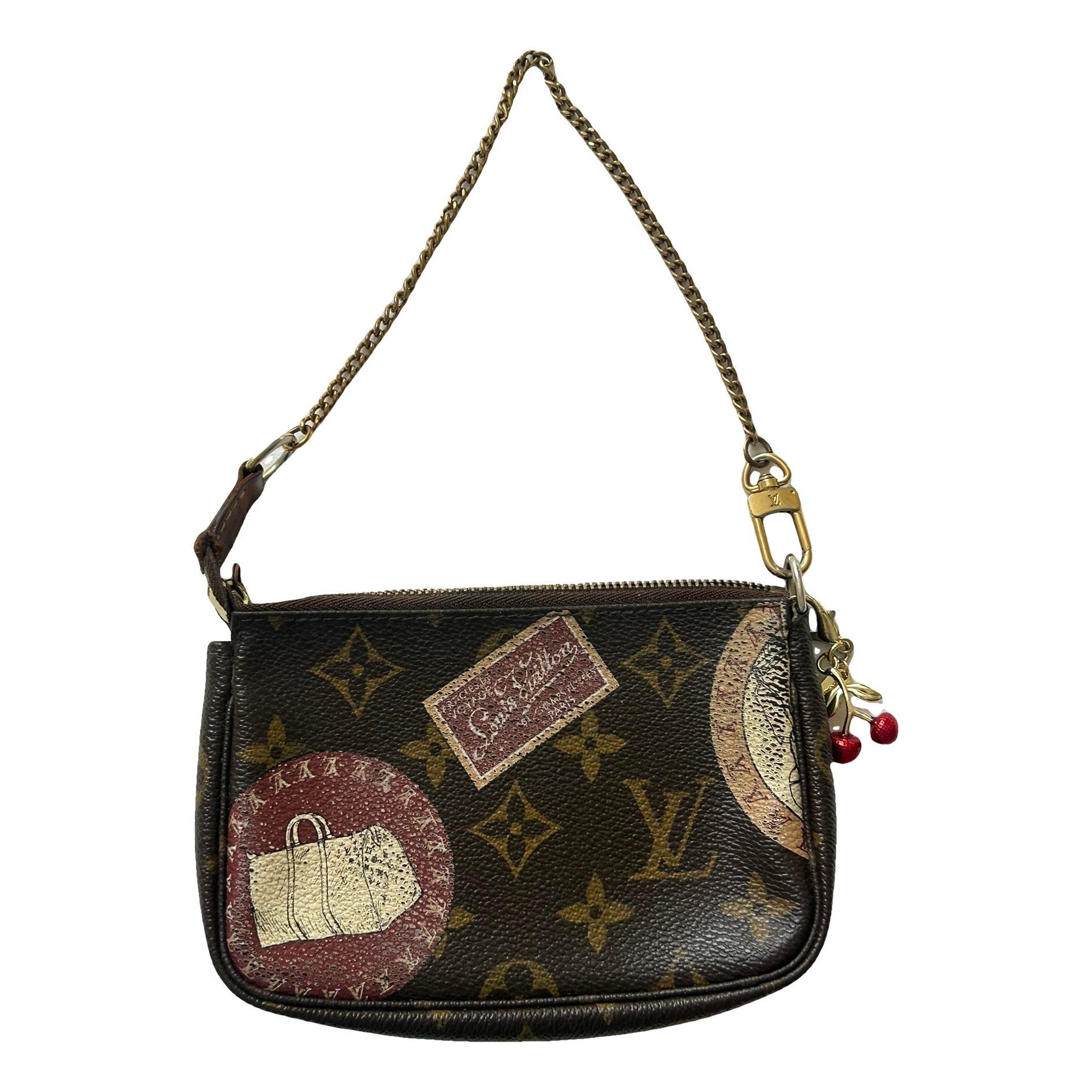 Pochette Accessoire leather handbag
